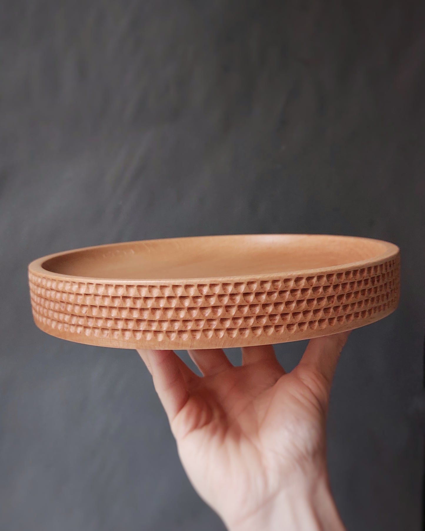 A37 Beech wood tray
