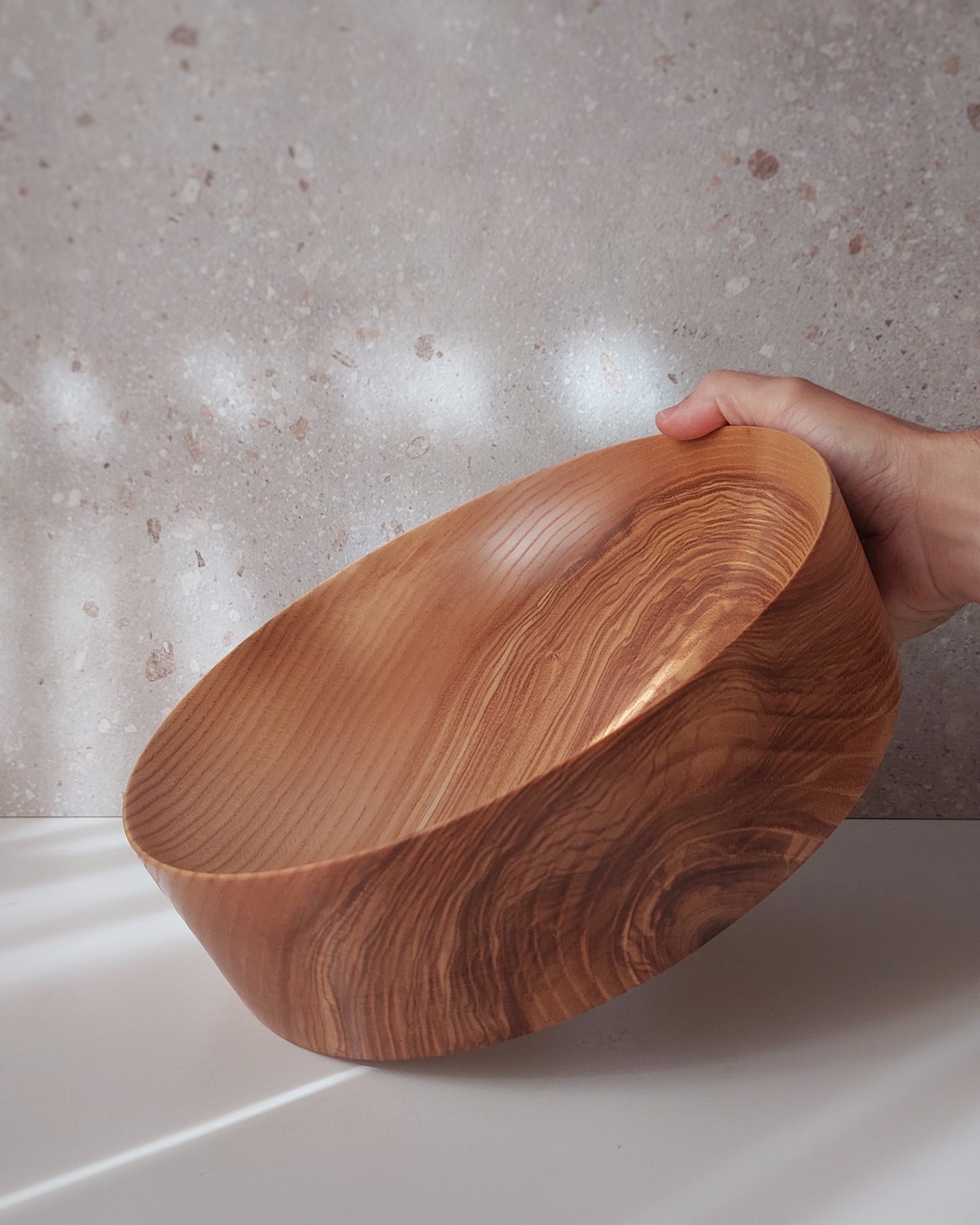 A35 Ash Wood Centerpiece