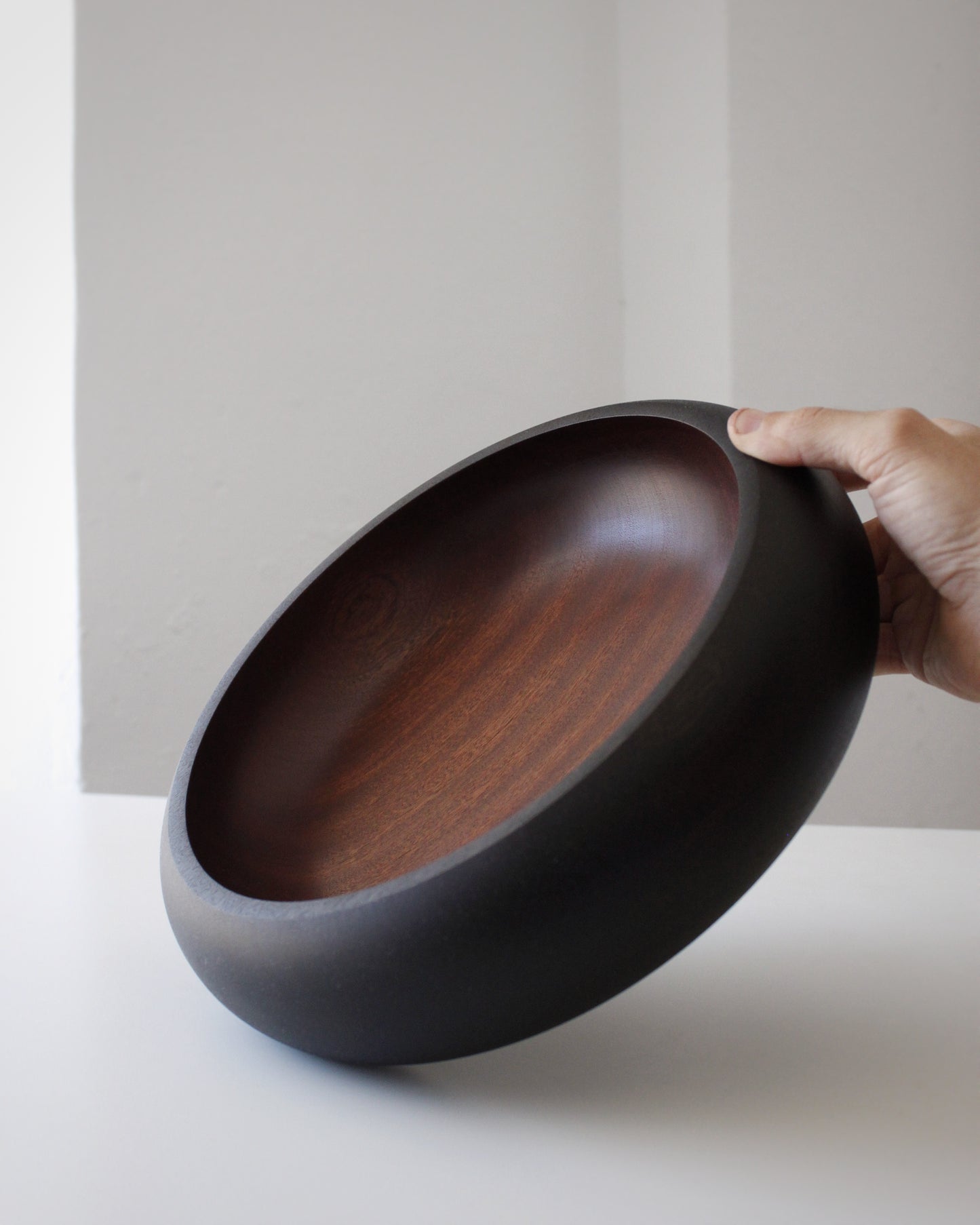A117 Ebonized Sapele wood center