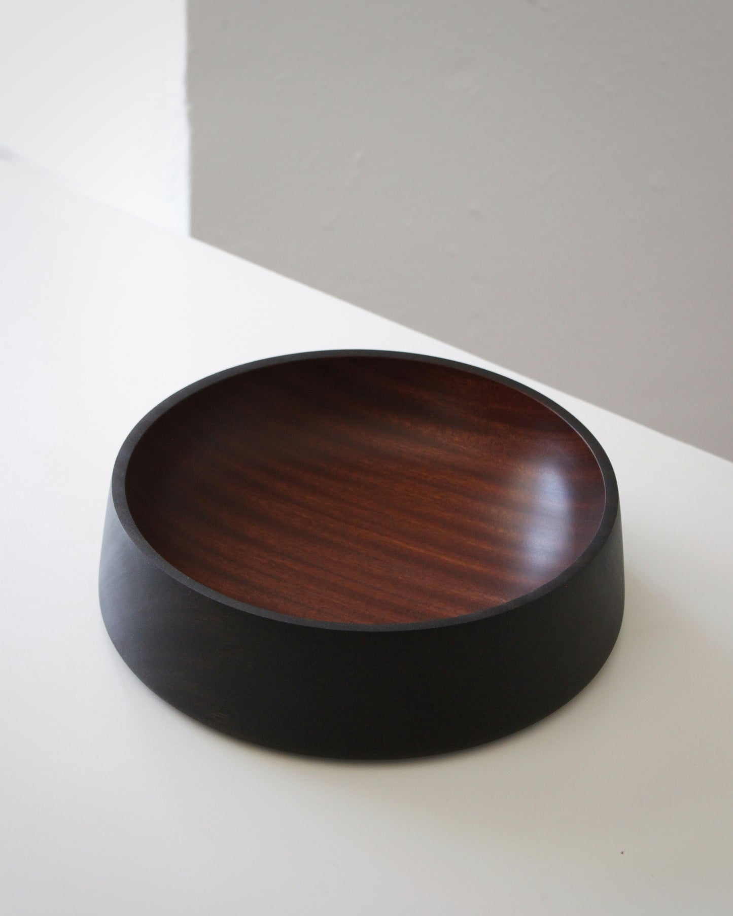 A118 Ebonized Sapele wood center