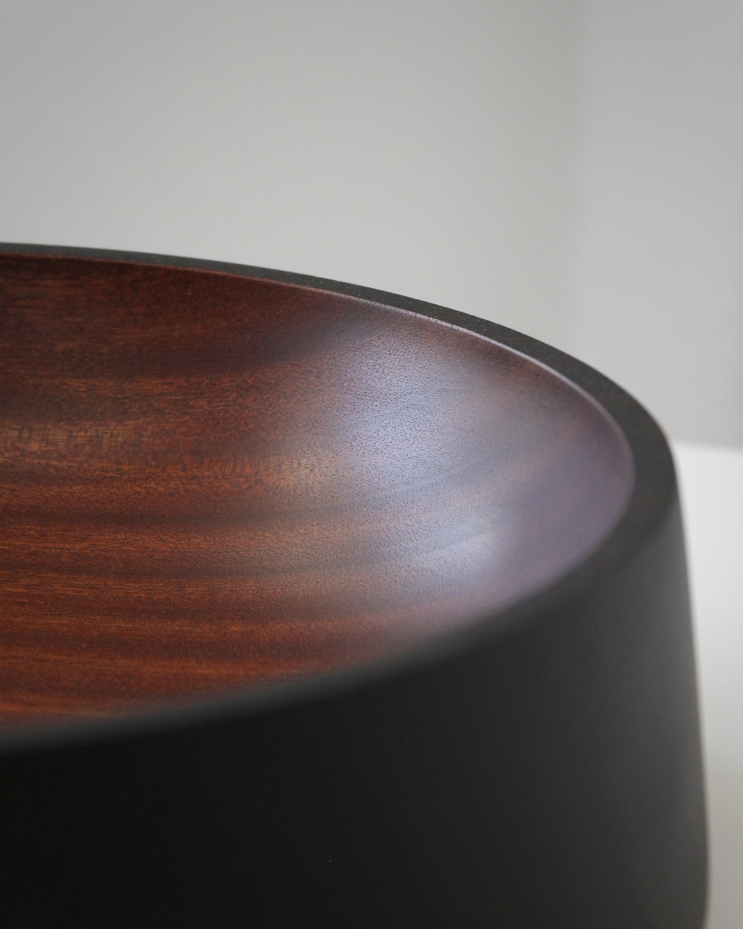 A118 Ebonized Sapele wood center