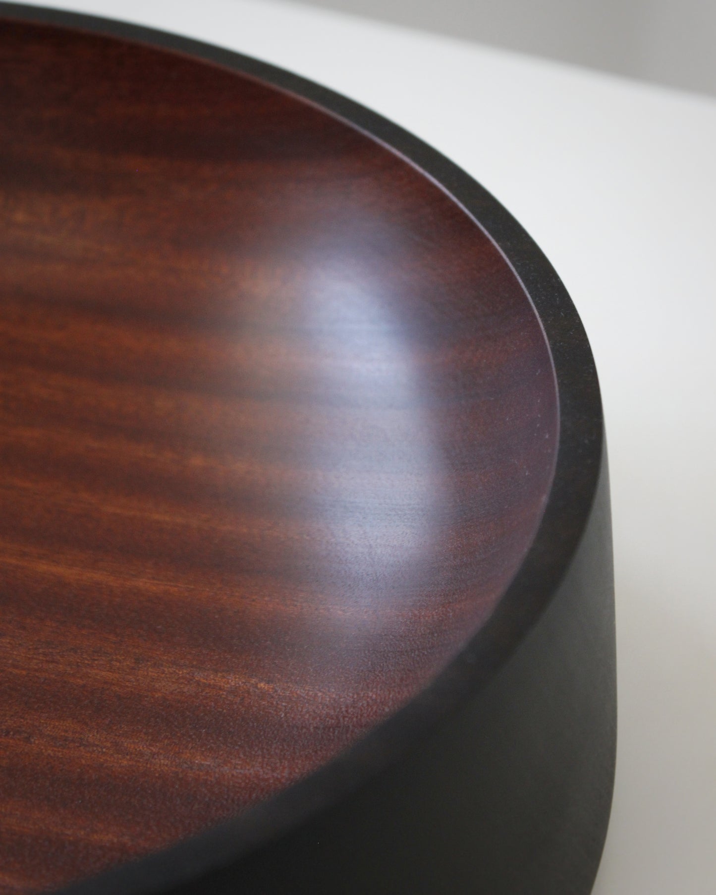 A118 Ebonized Sapele wood center