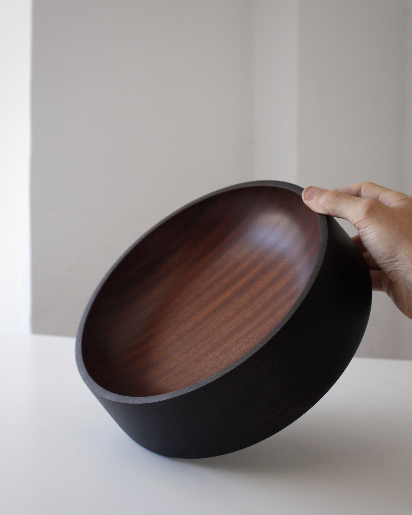 A118 Ebonized Sapele wood center