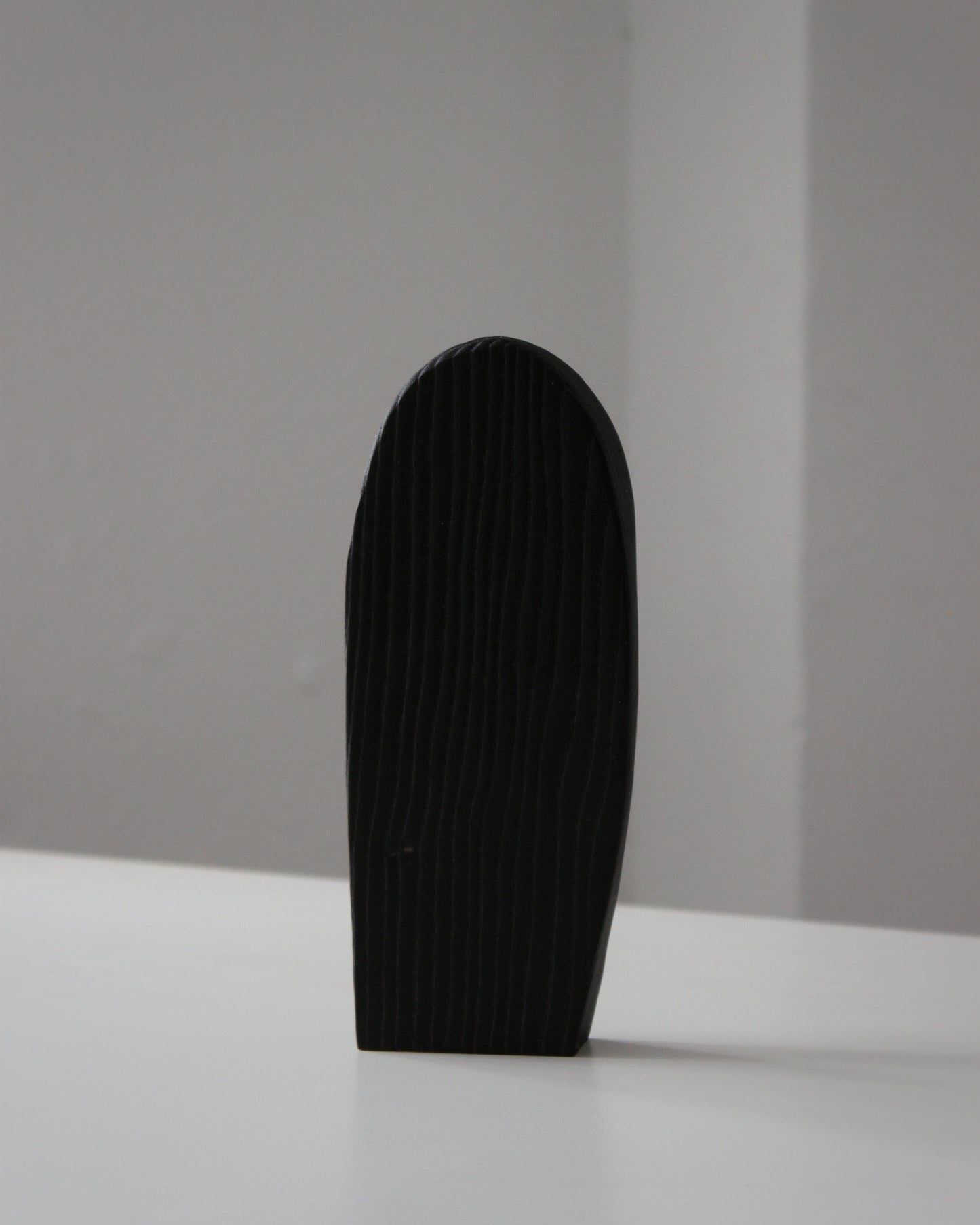 B47 Set Burnt Ash Wood Vase