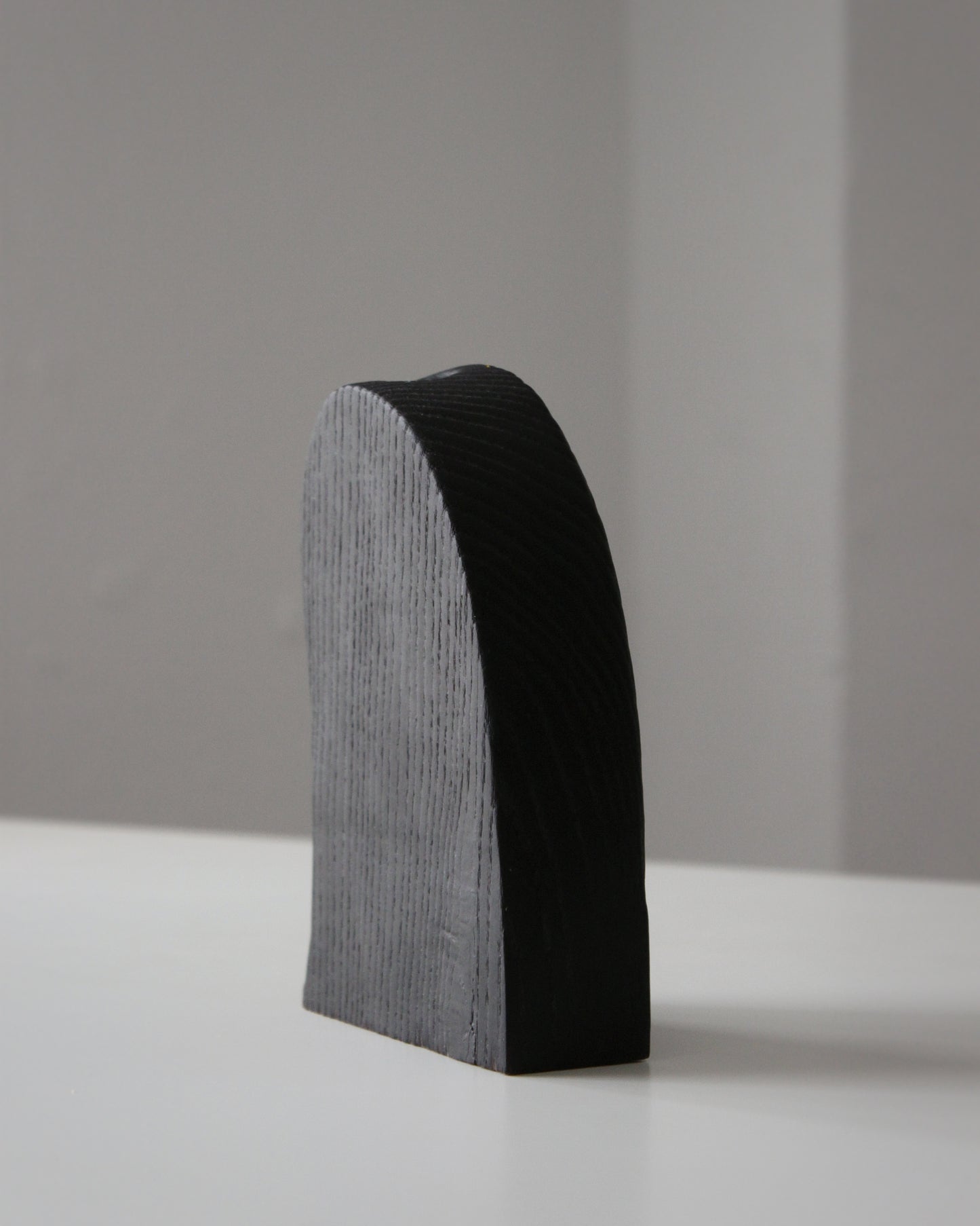 B47 Set Burnt Ash Wood Vase