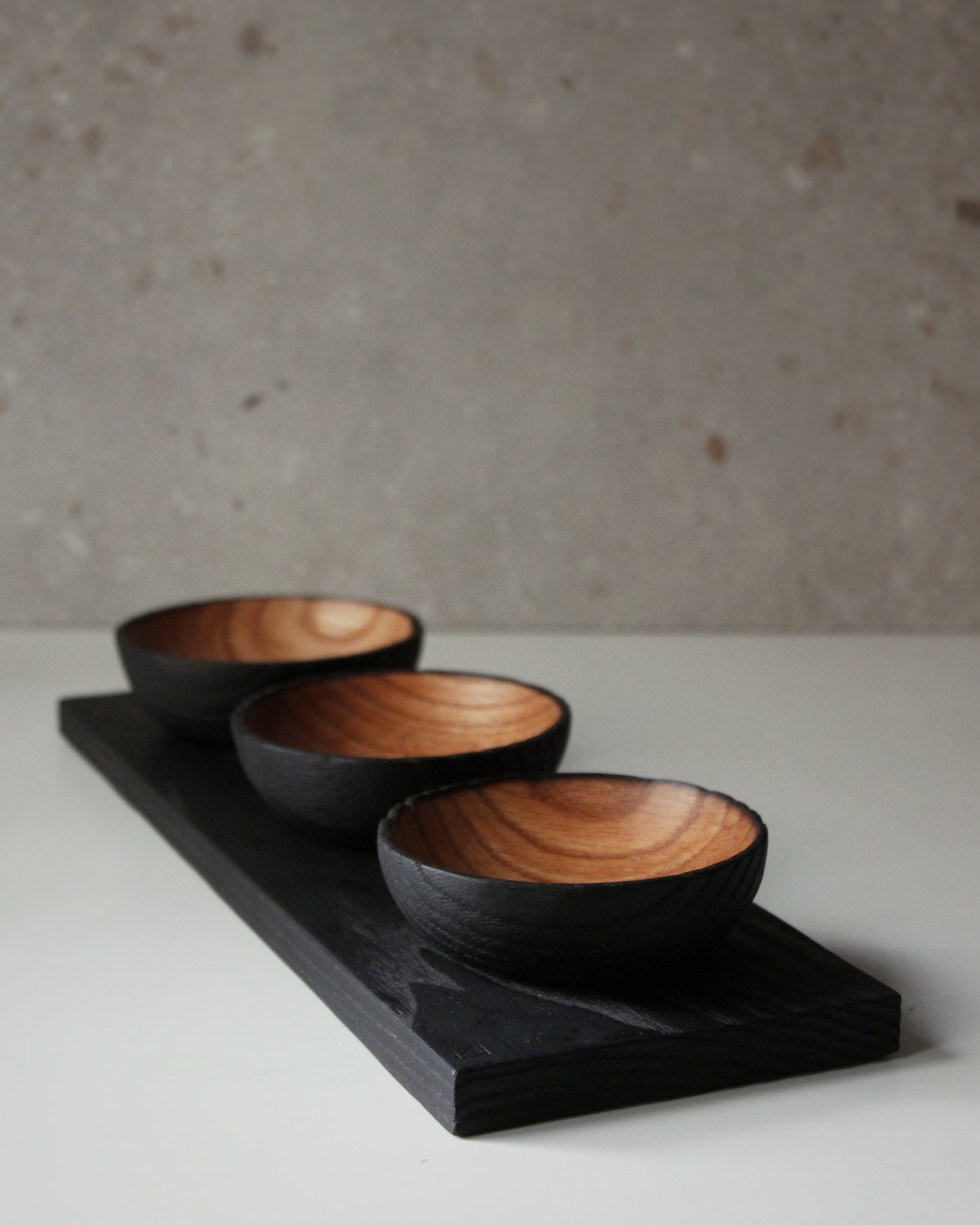 S04 Ash board and European Oak bowl set