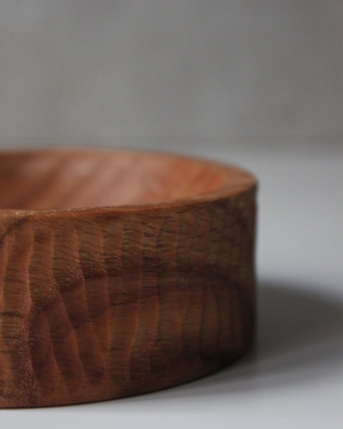 A63 Small European Oak Wood Bowl