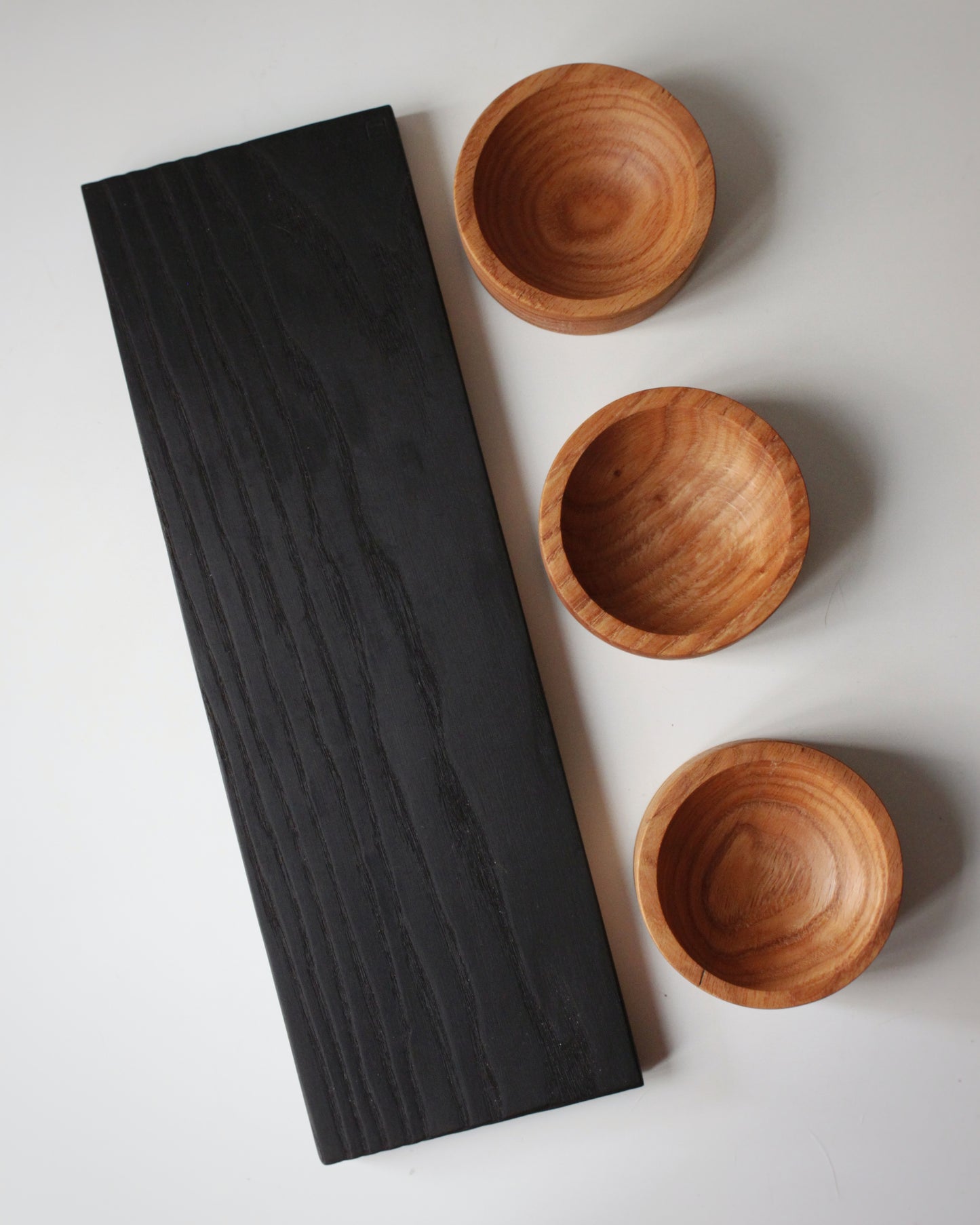 S03 Ash board and European Oak bowl set