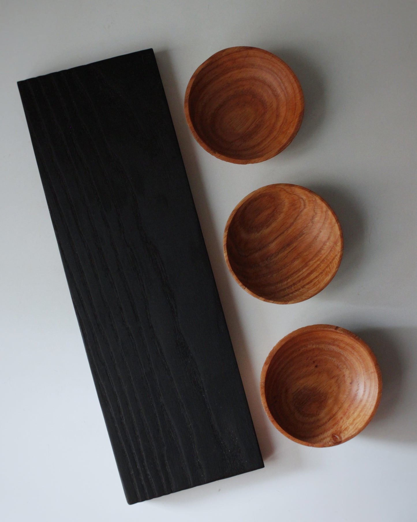 S02 Ash board and European Oak bowl set