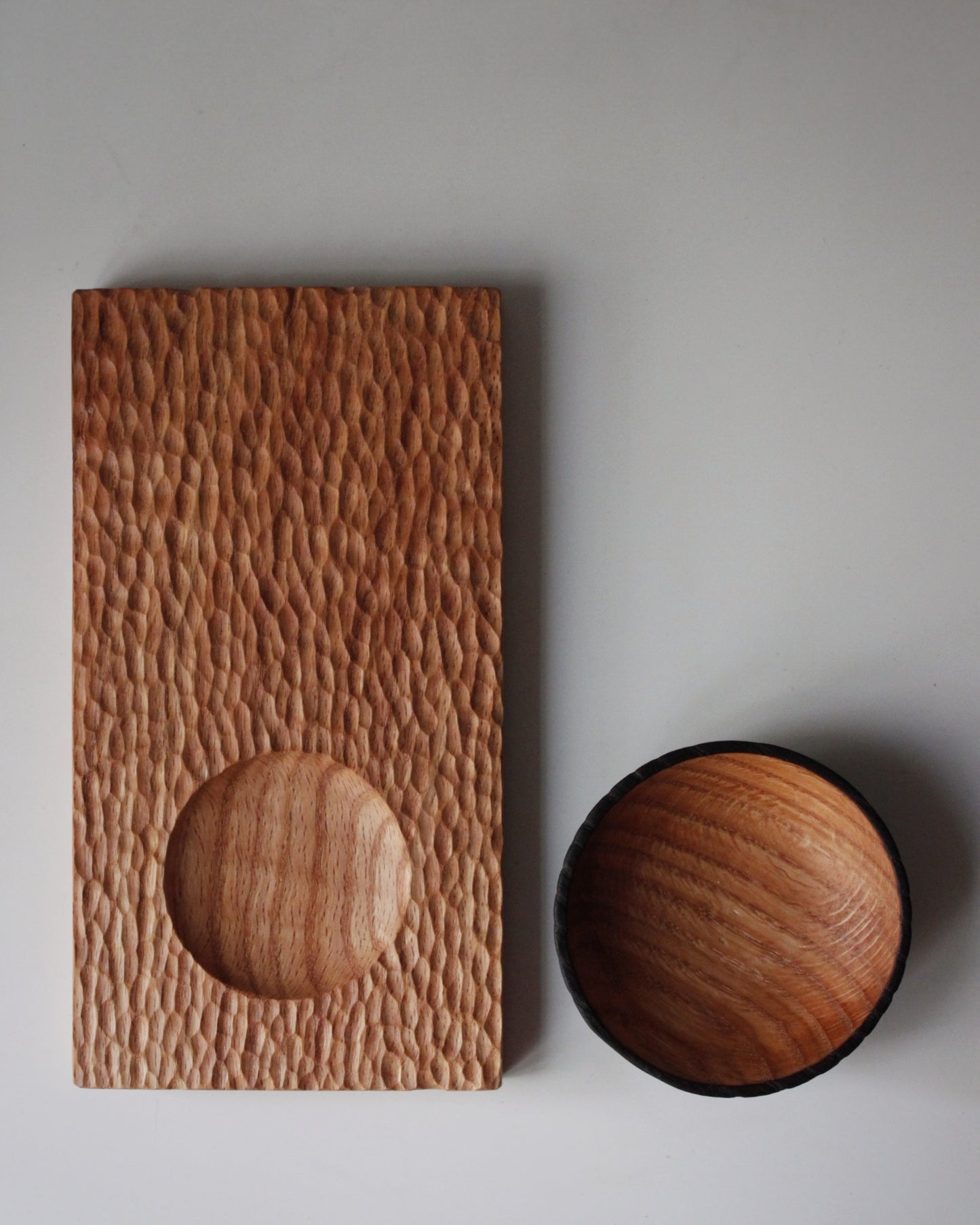 S12 European Oak Board and Bowl Set