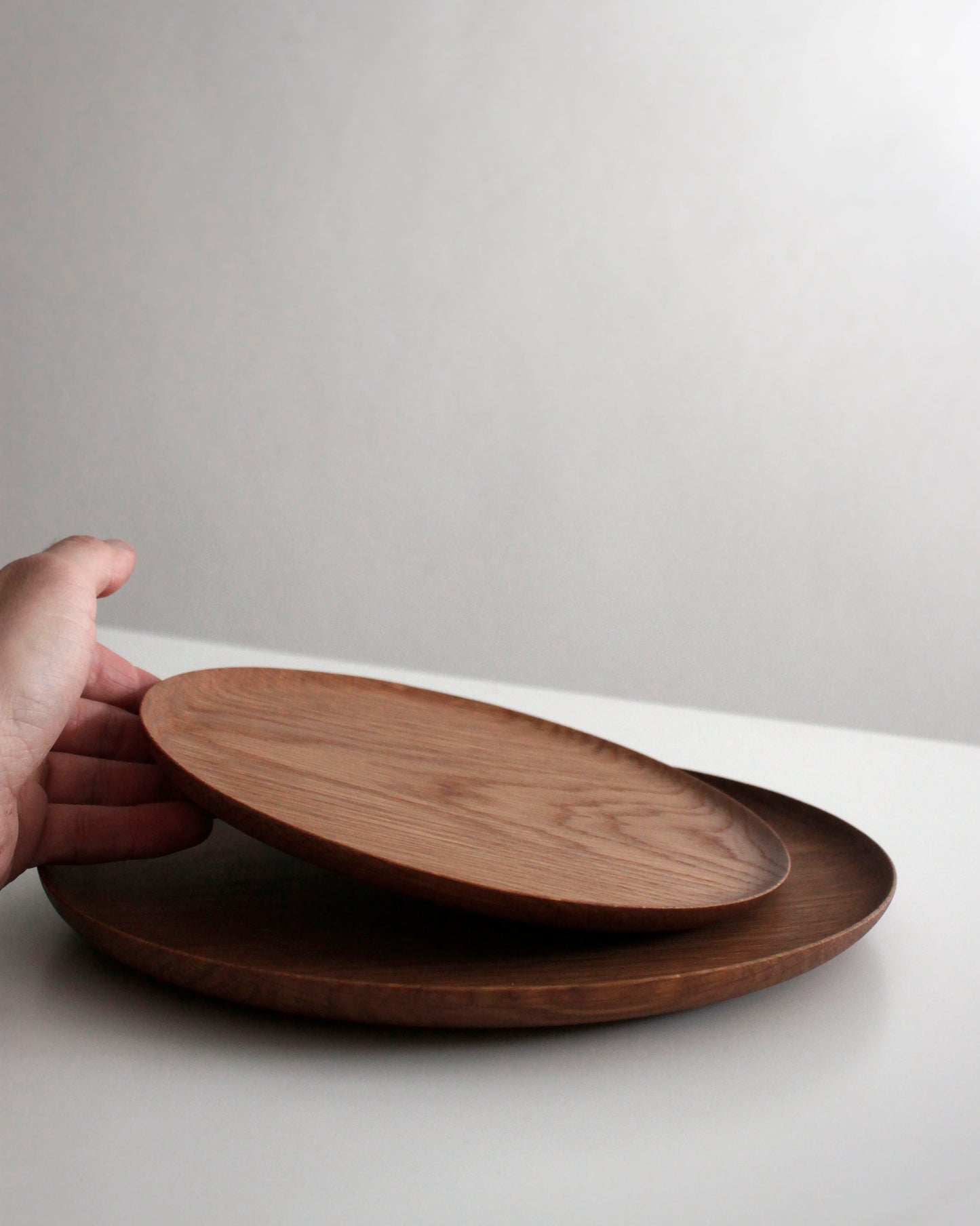 A10 Plato de madera de Roble Americano