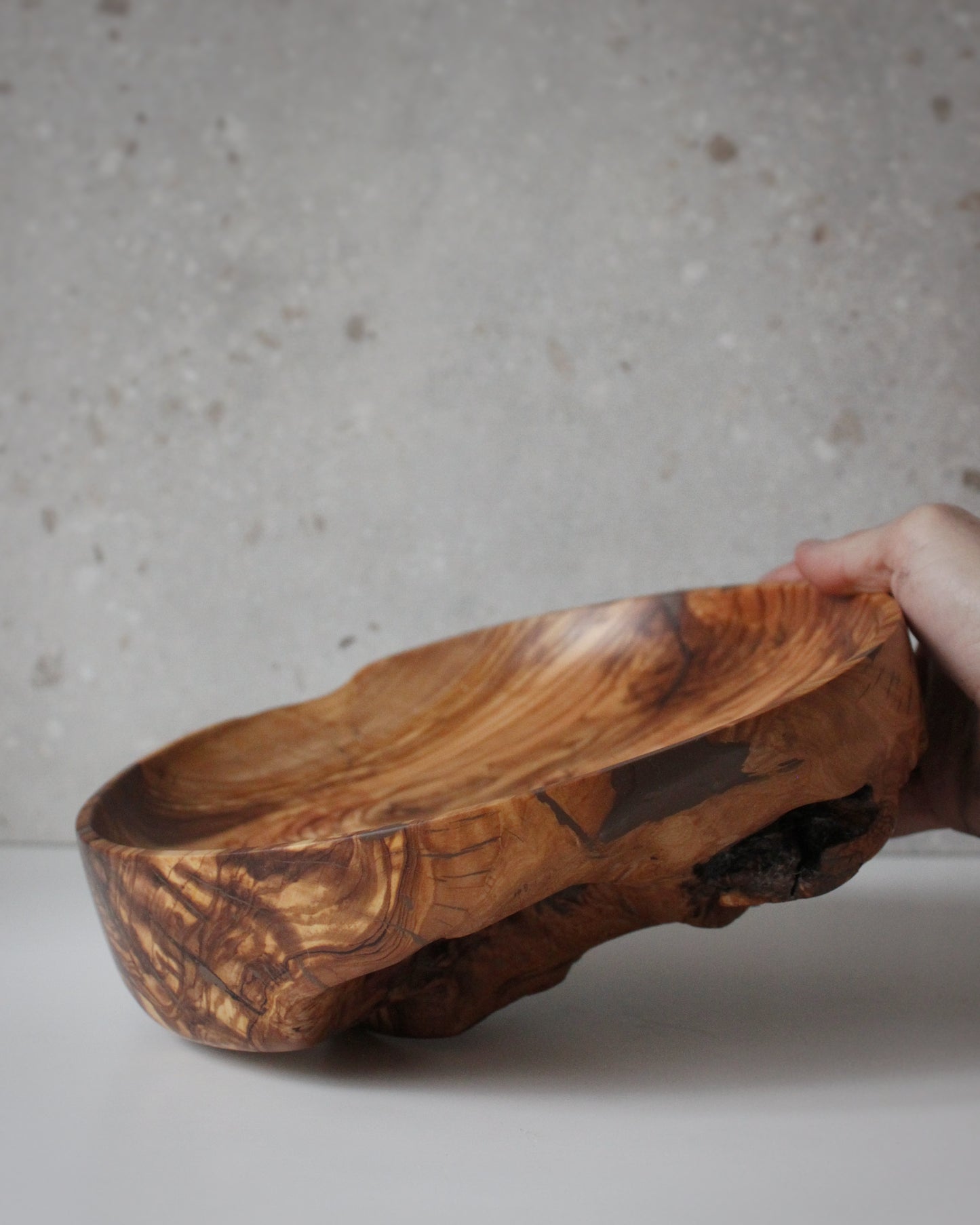 A73 Spanish Olive Wood Centerpiece