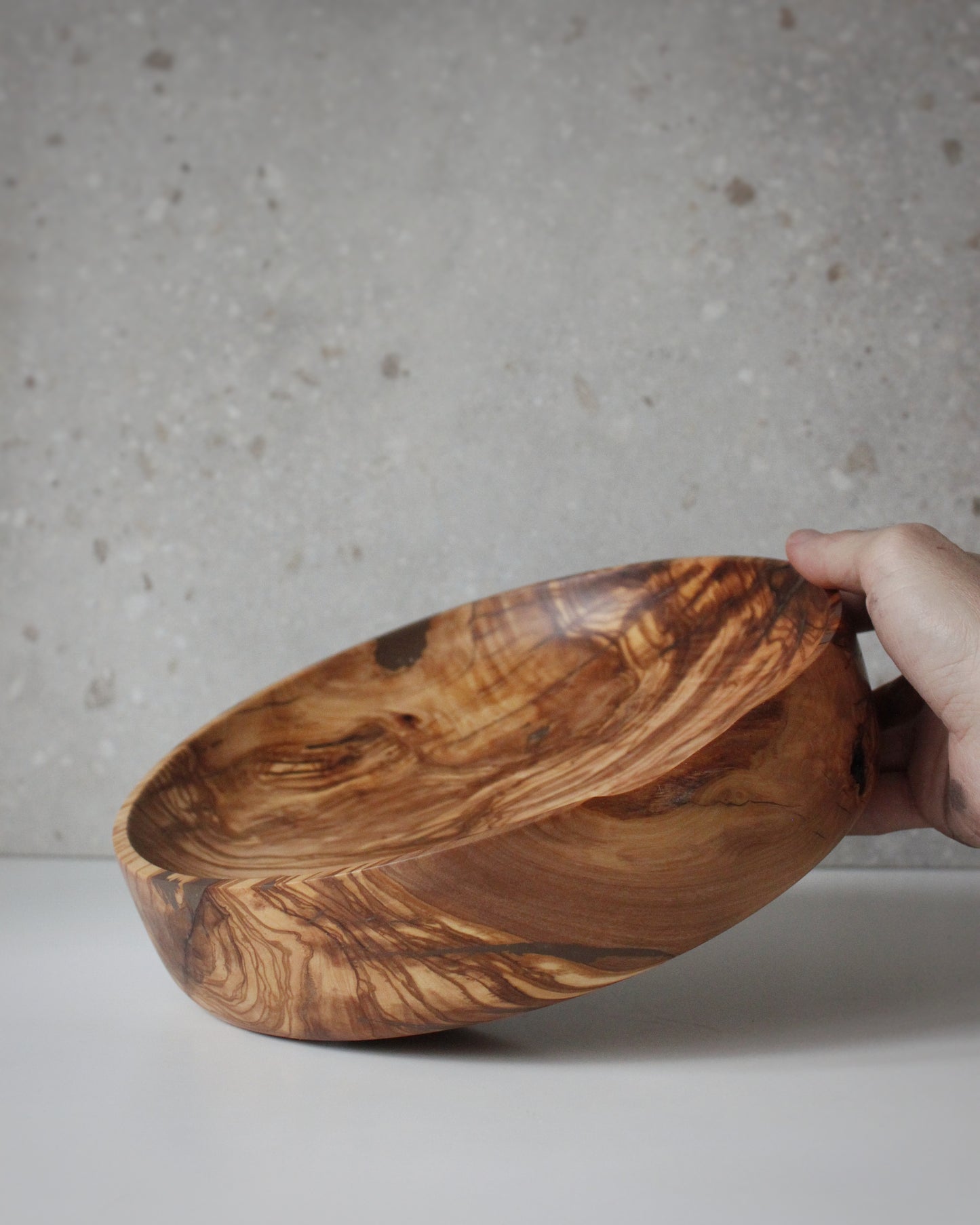 A73 Spanish Olive Wood Centerpiece