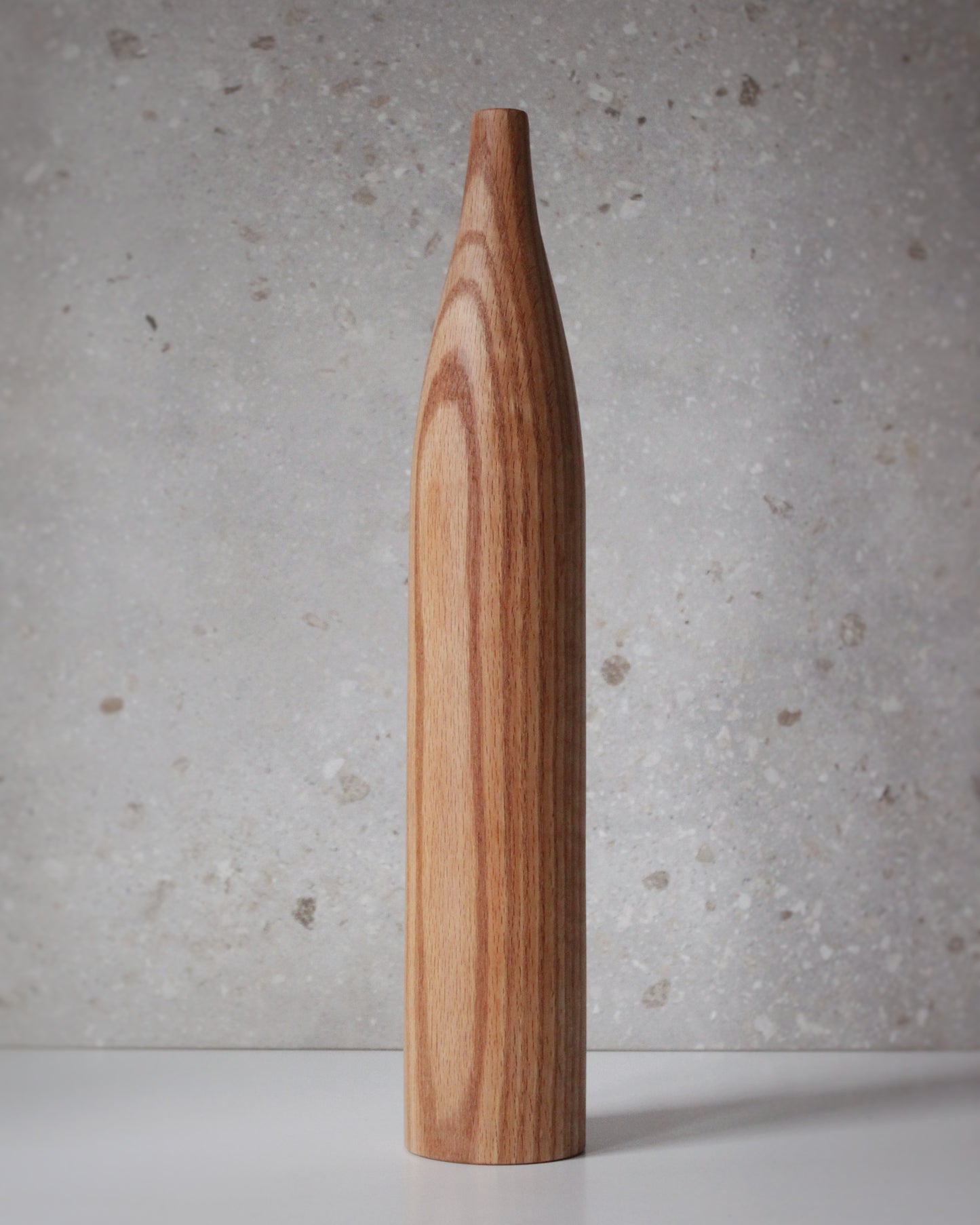 B42 European Oak Wood Vase