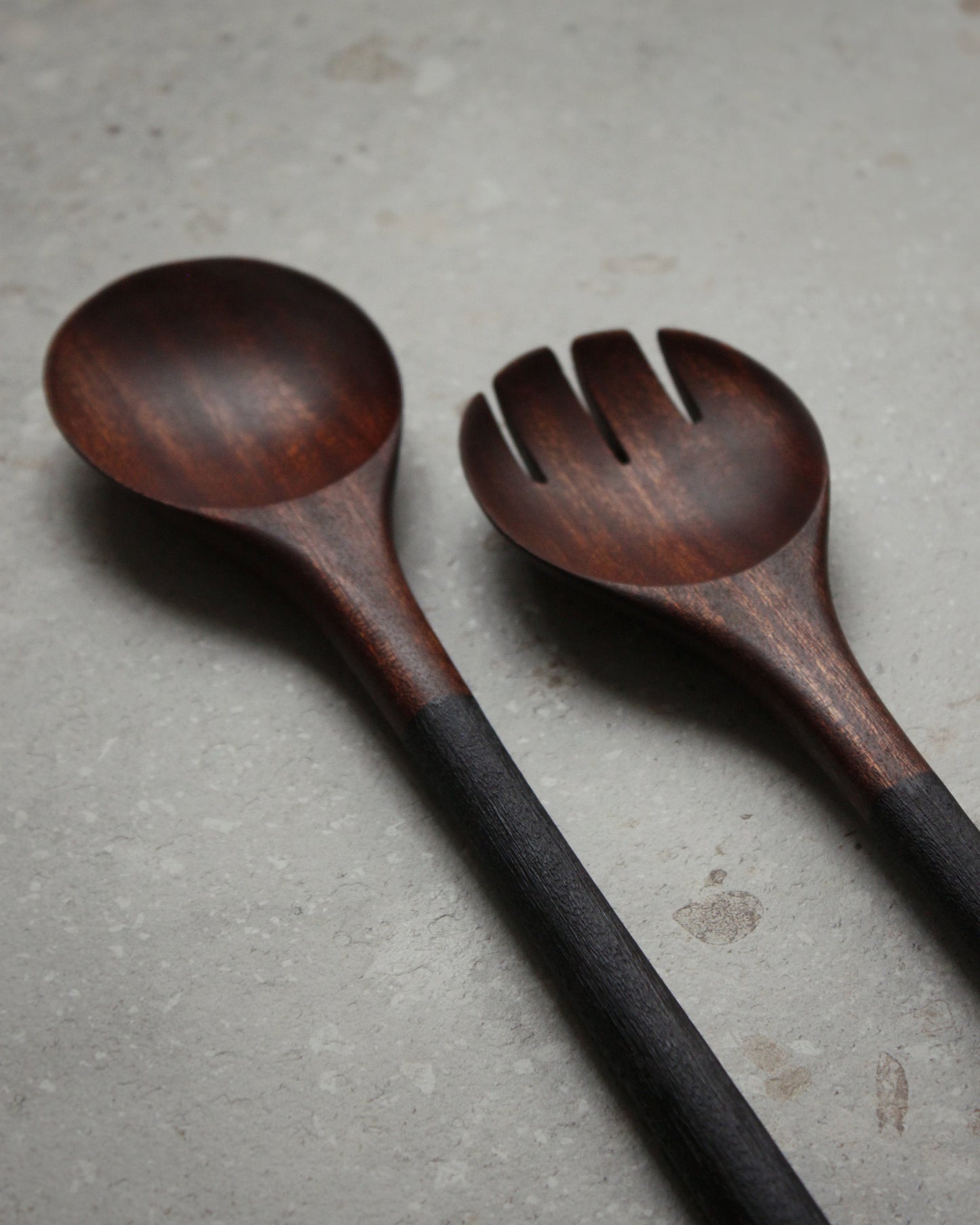 U03 Sapele Serving Spoons