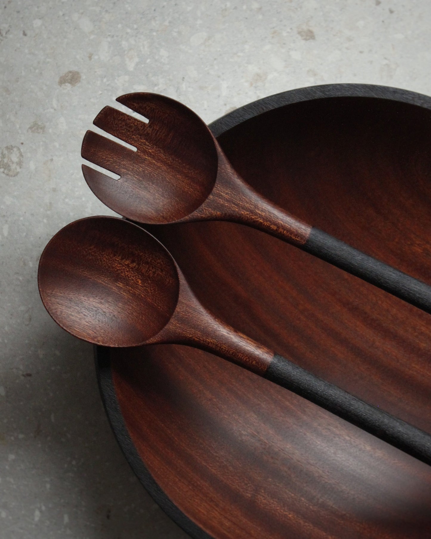 U03 Sapele Serving Spoons
