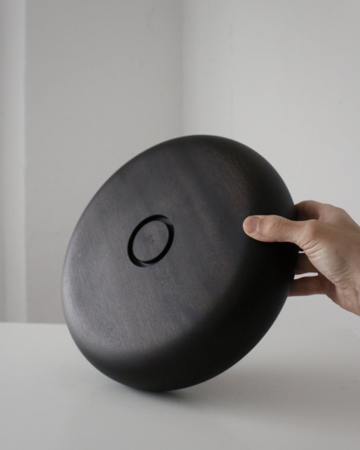 A186 Ebonized Sapele Wood Center