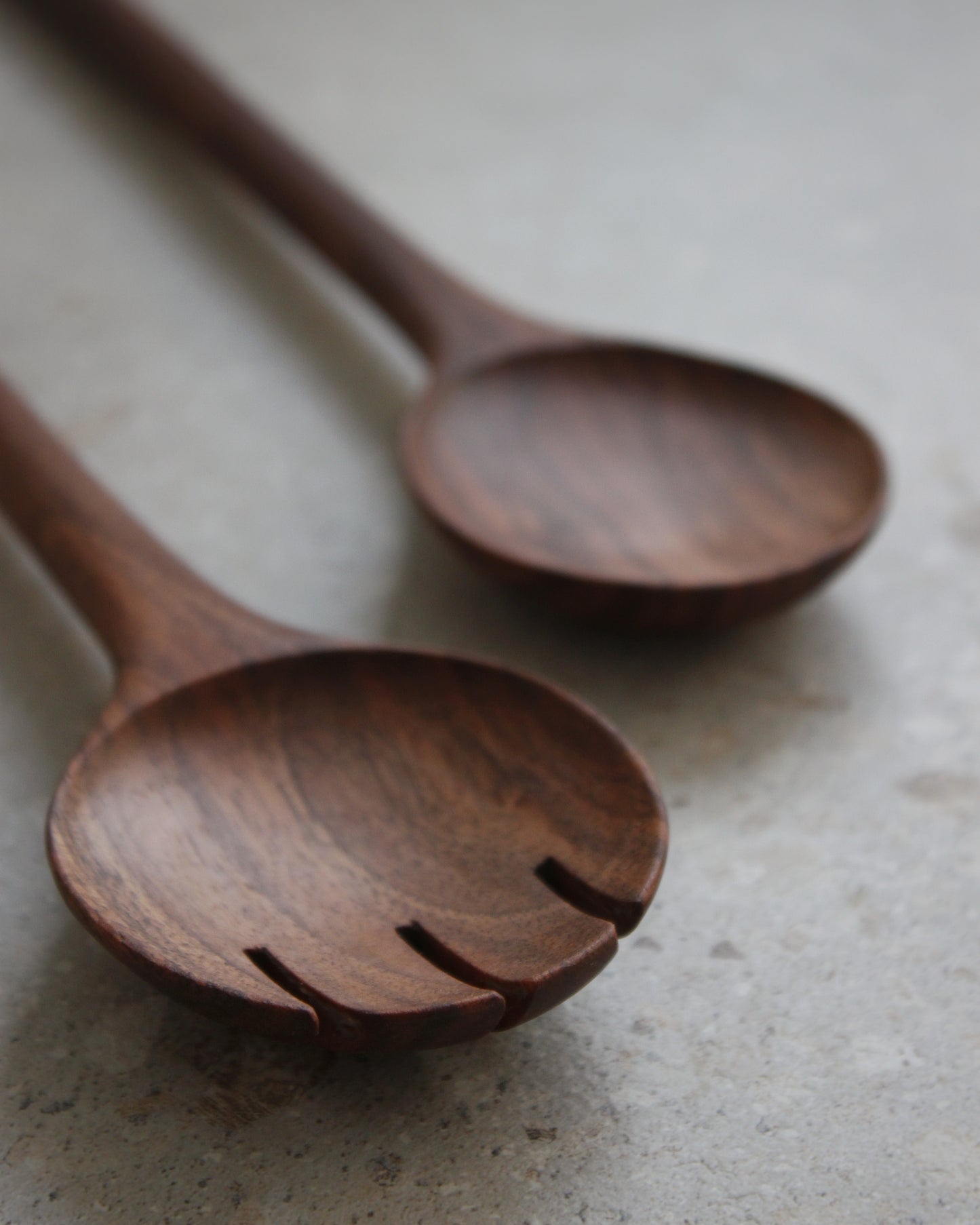 U02 Walnut Serving Spoons