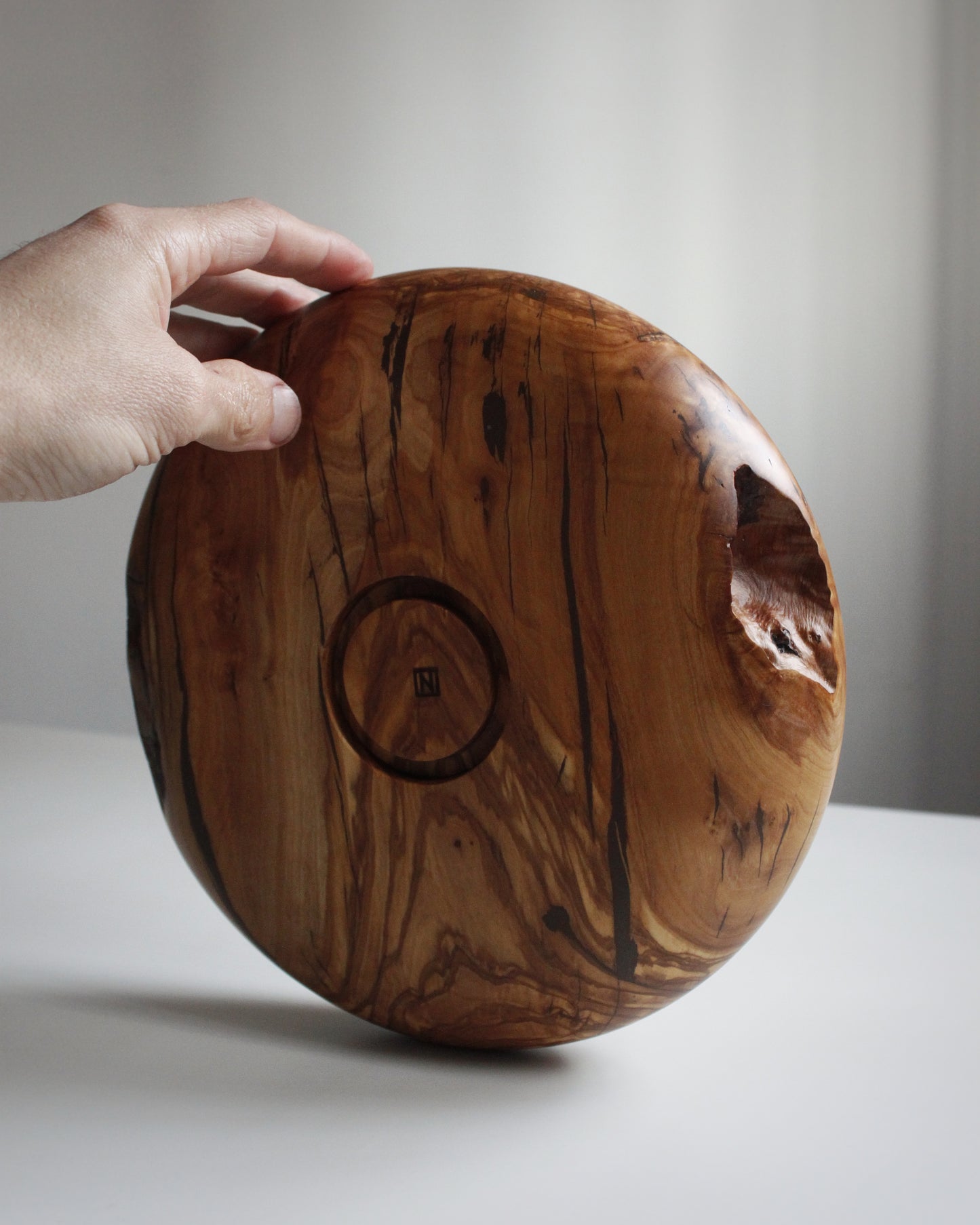 A100 Centro de madera de Olivo Español