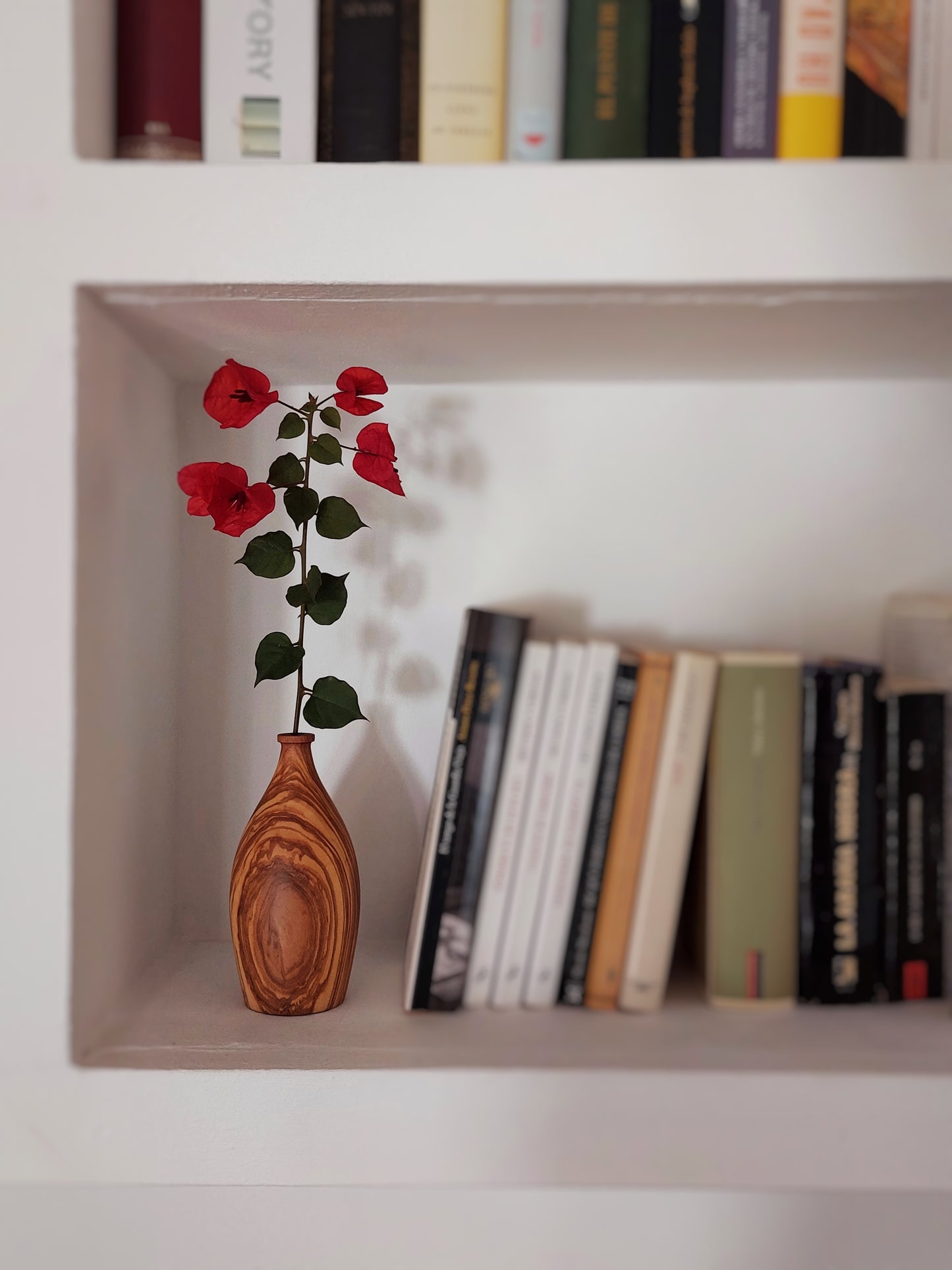 B11 Olive wood vase