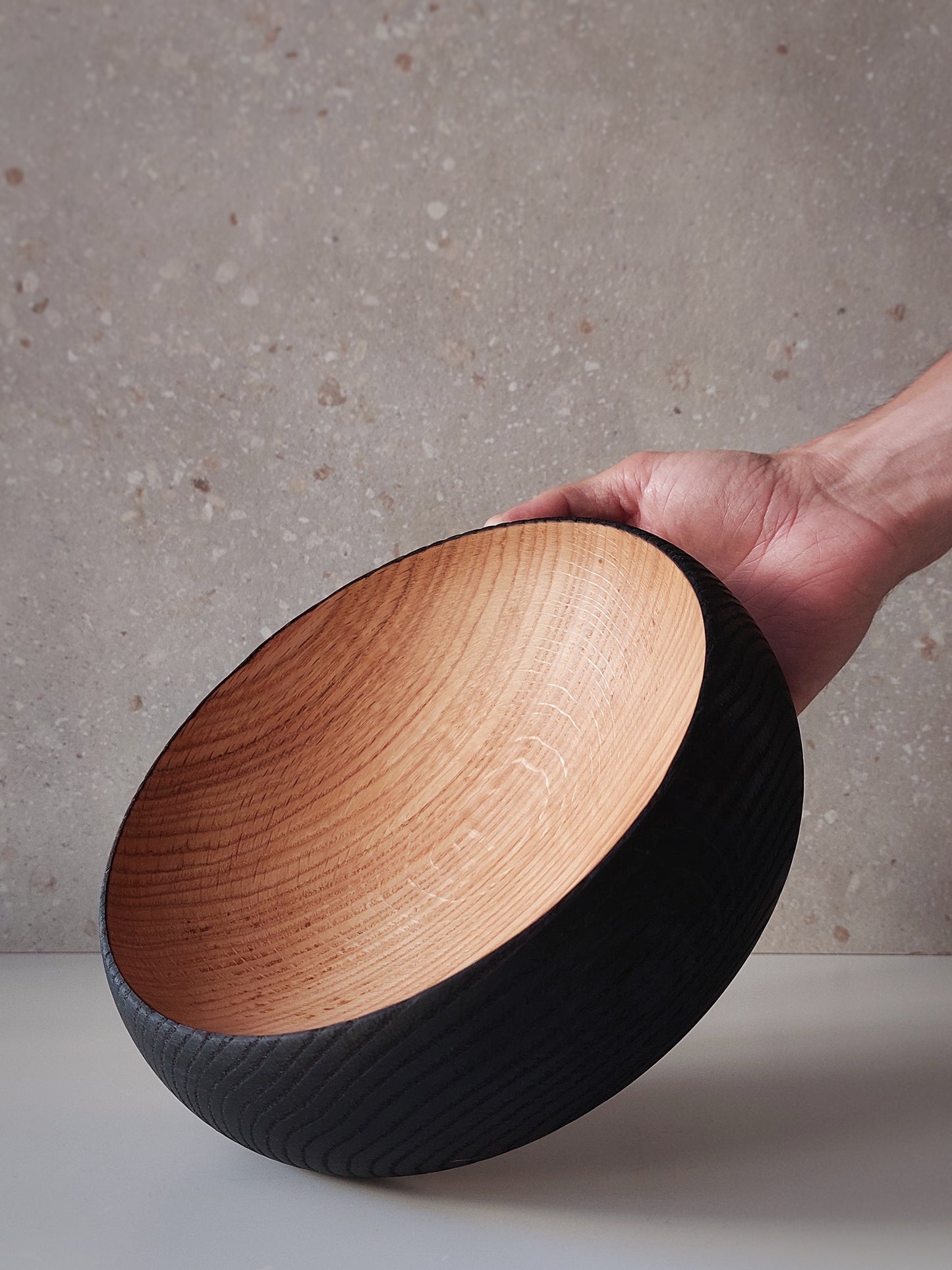 A05 Cuenco de madera de Roble Europeo