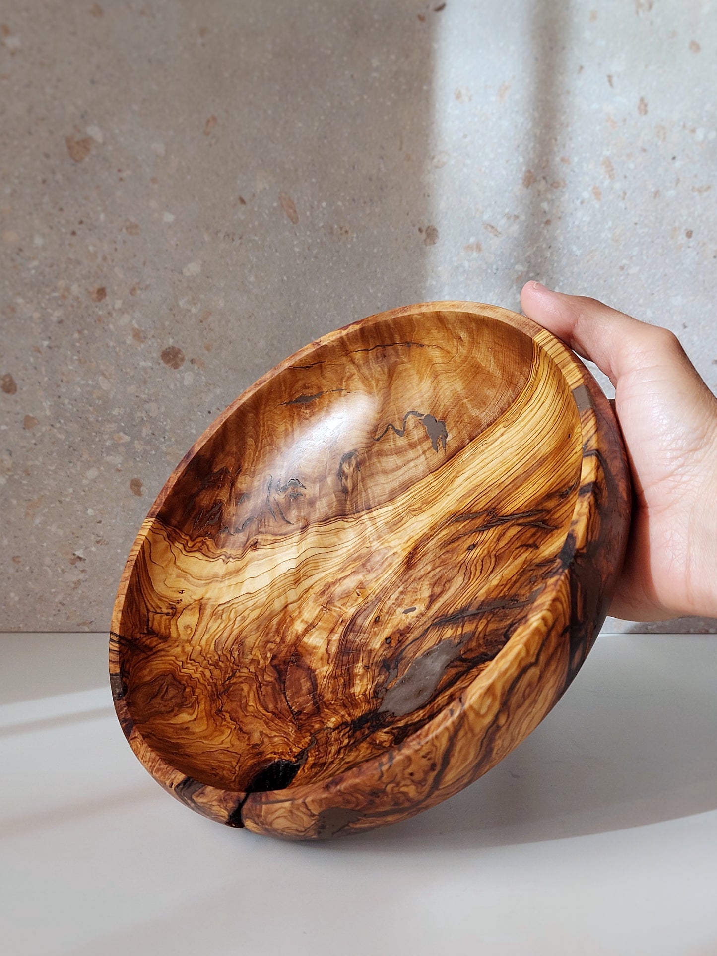 A03 Cuenco de madera de Olivo