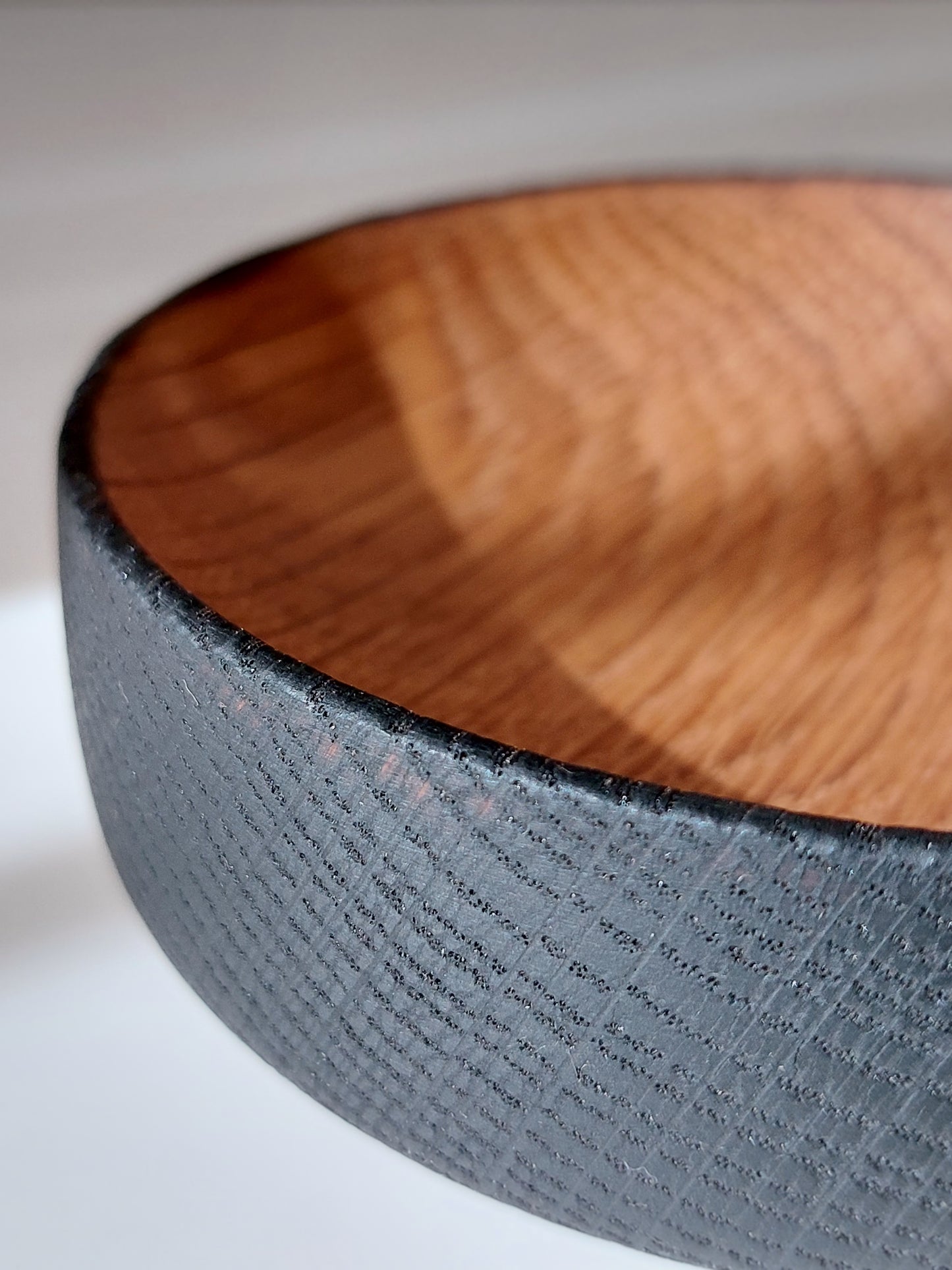 A12 Small American Oak Wood Bowl