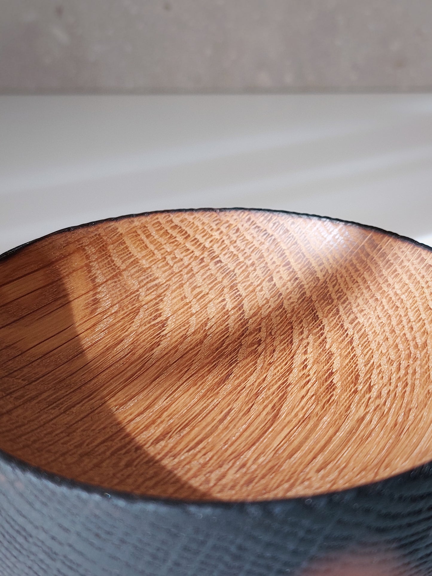 A12 Small American Oak Wood Bowl