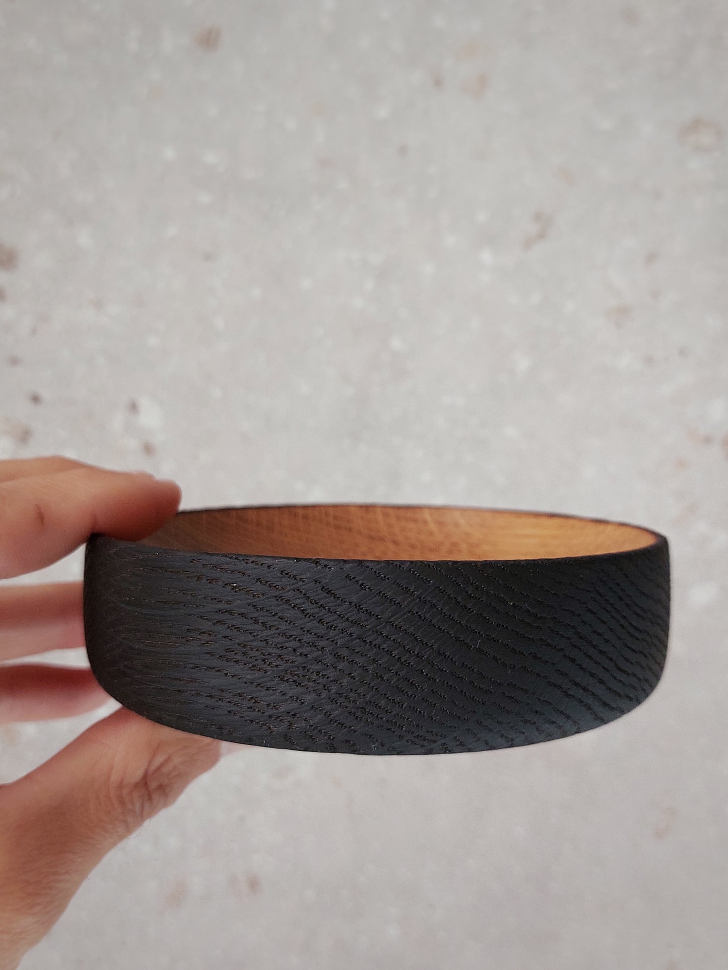 A12 Small American Oak Wood Bowl
