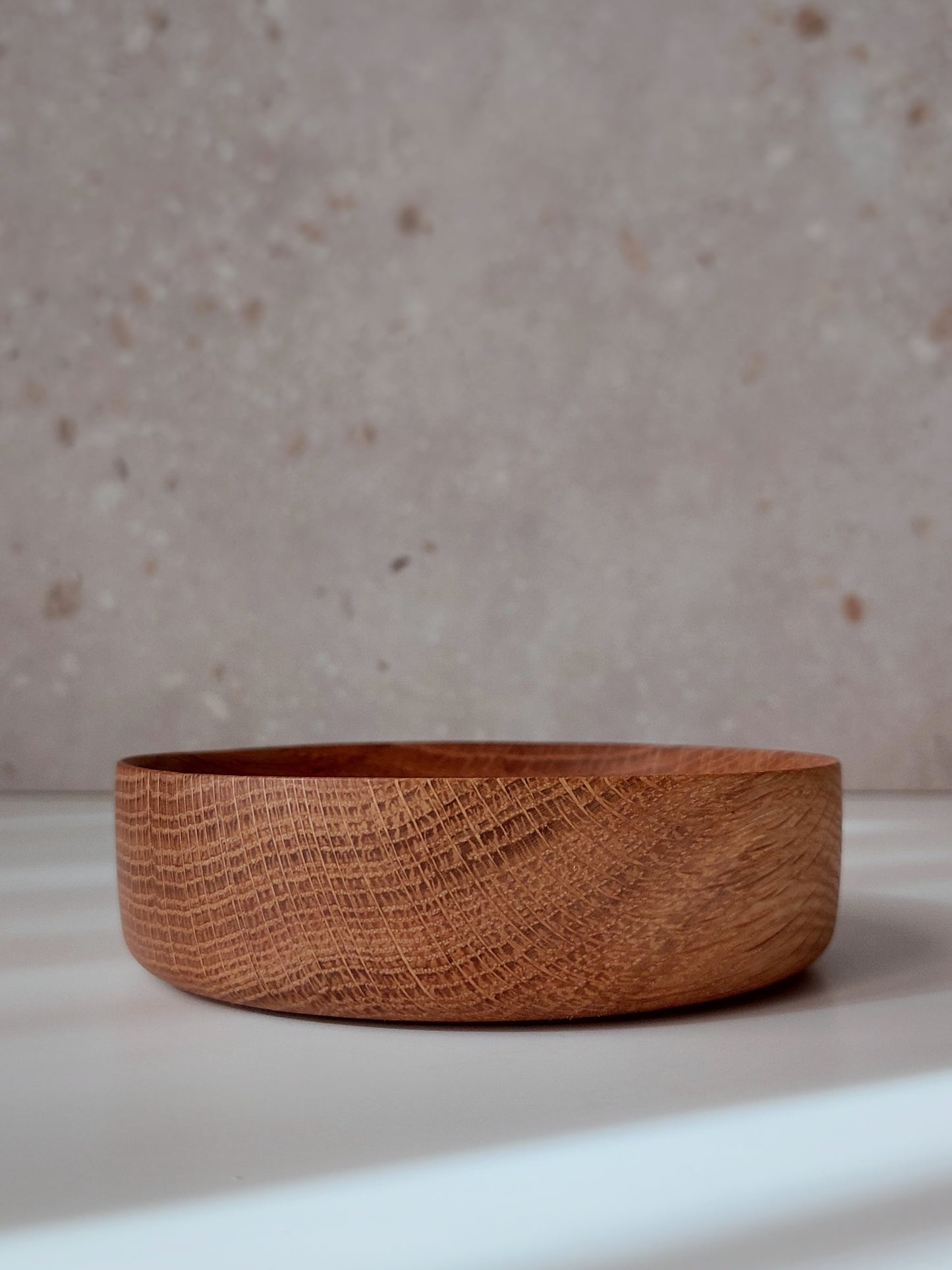 A14 Small American Oak Wood Bowl