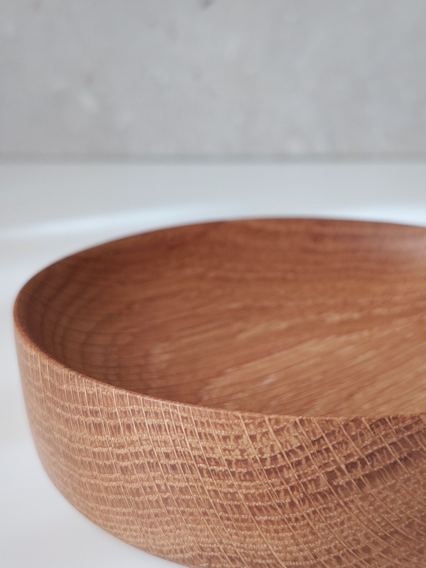 A14 Small American Oak Wood Bowl