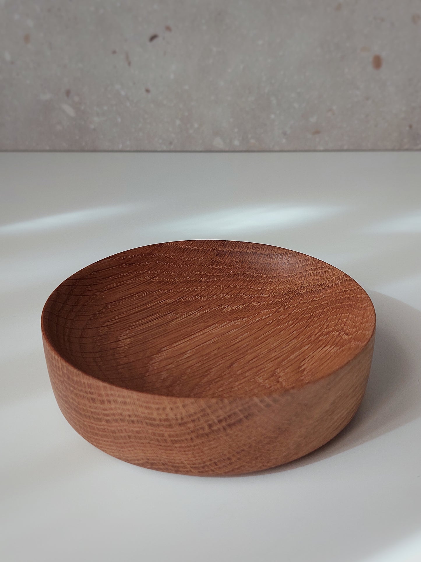 A14 Small American Oak Wood Bowl