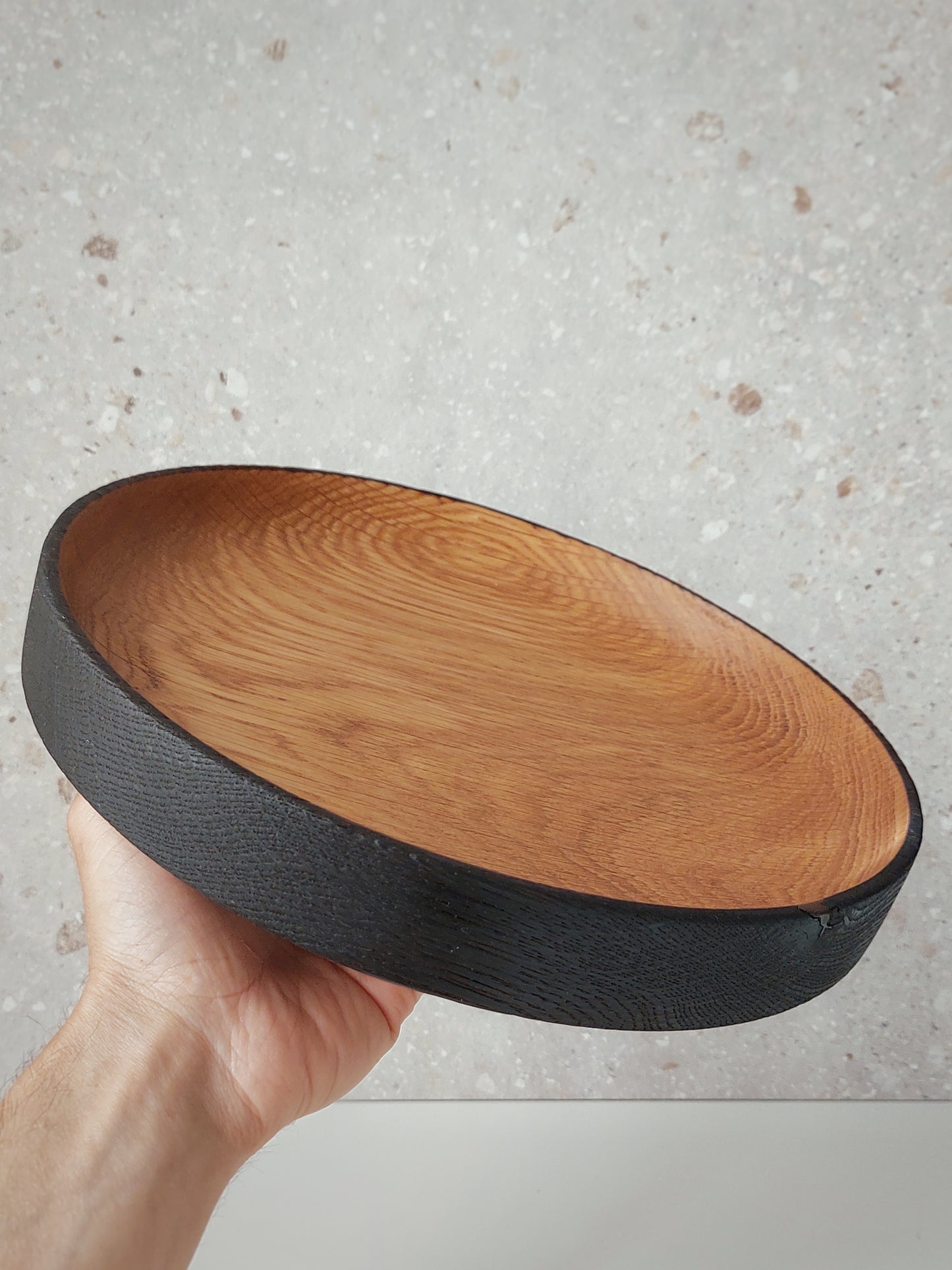 A16 American Oak Wood Tray