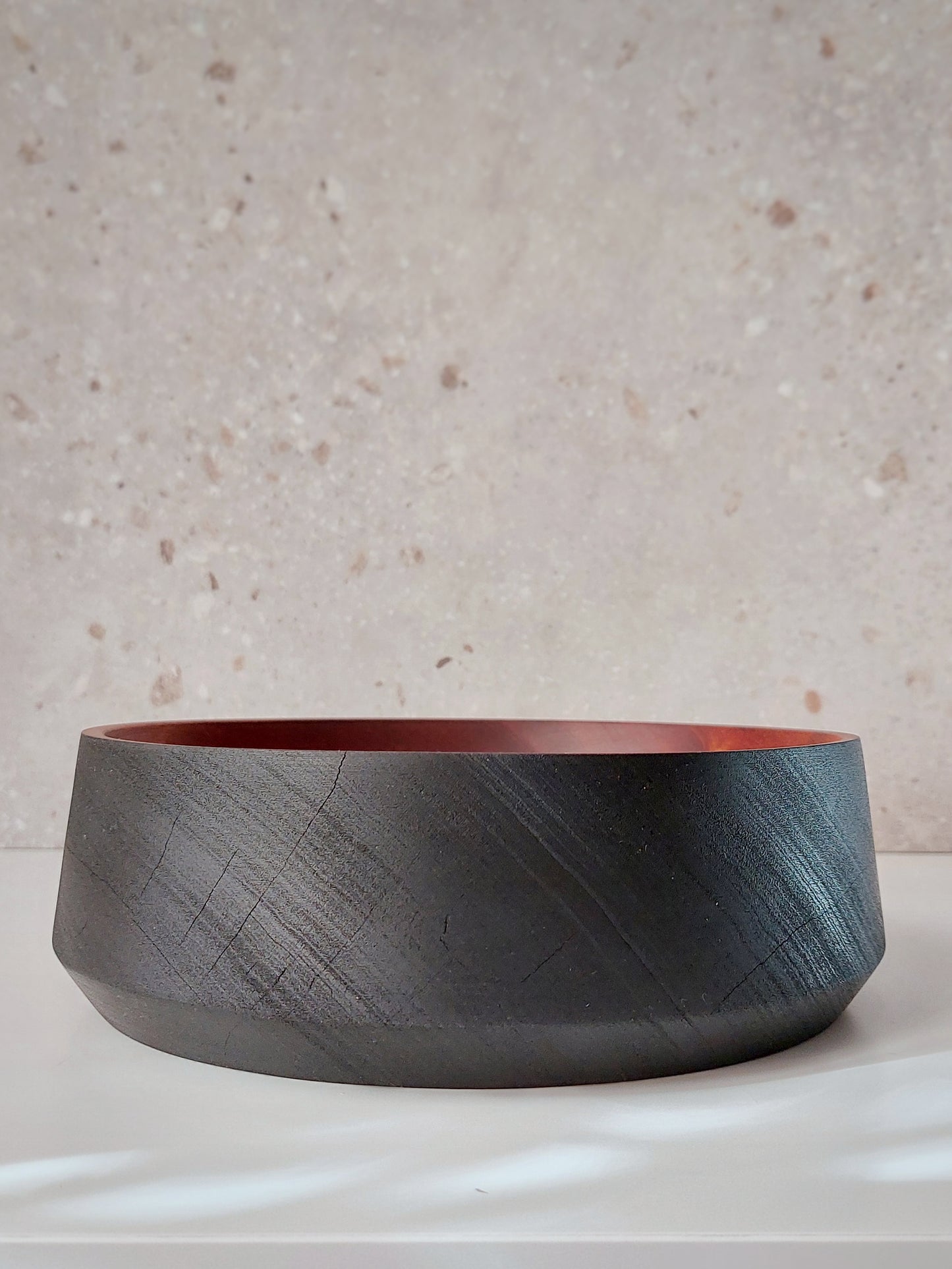 A18 Cuenco de madera de Sapeli