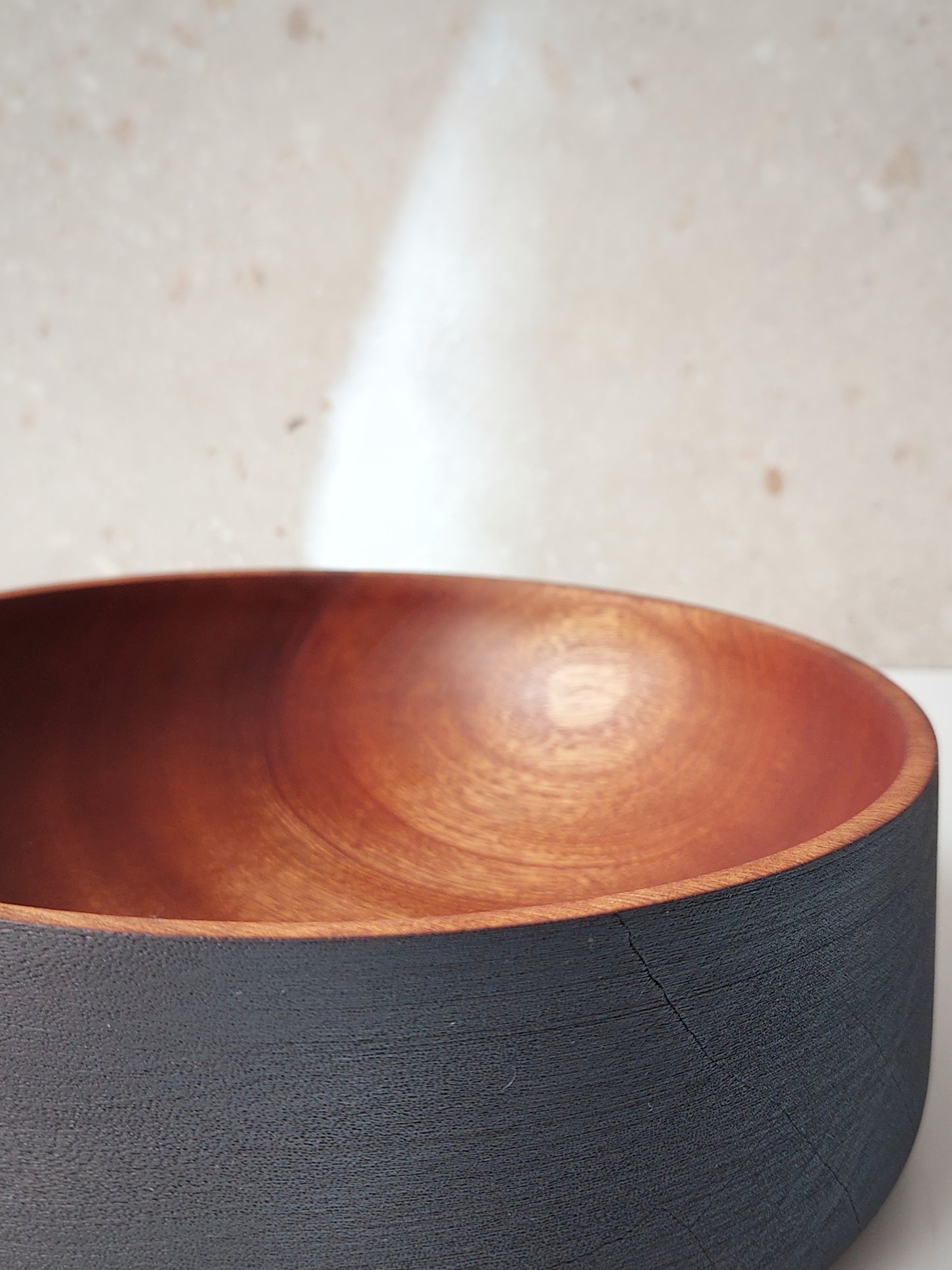 A19 Sapele wood centerpiece