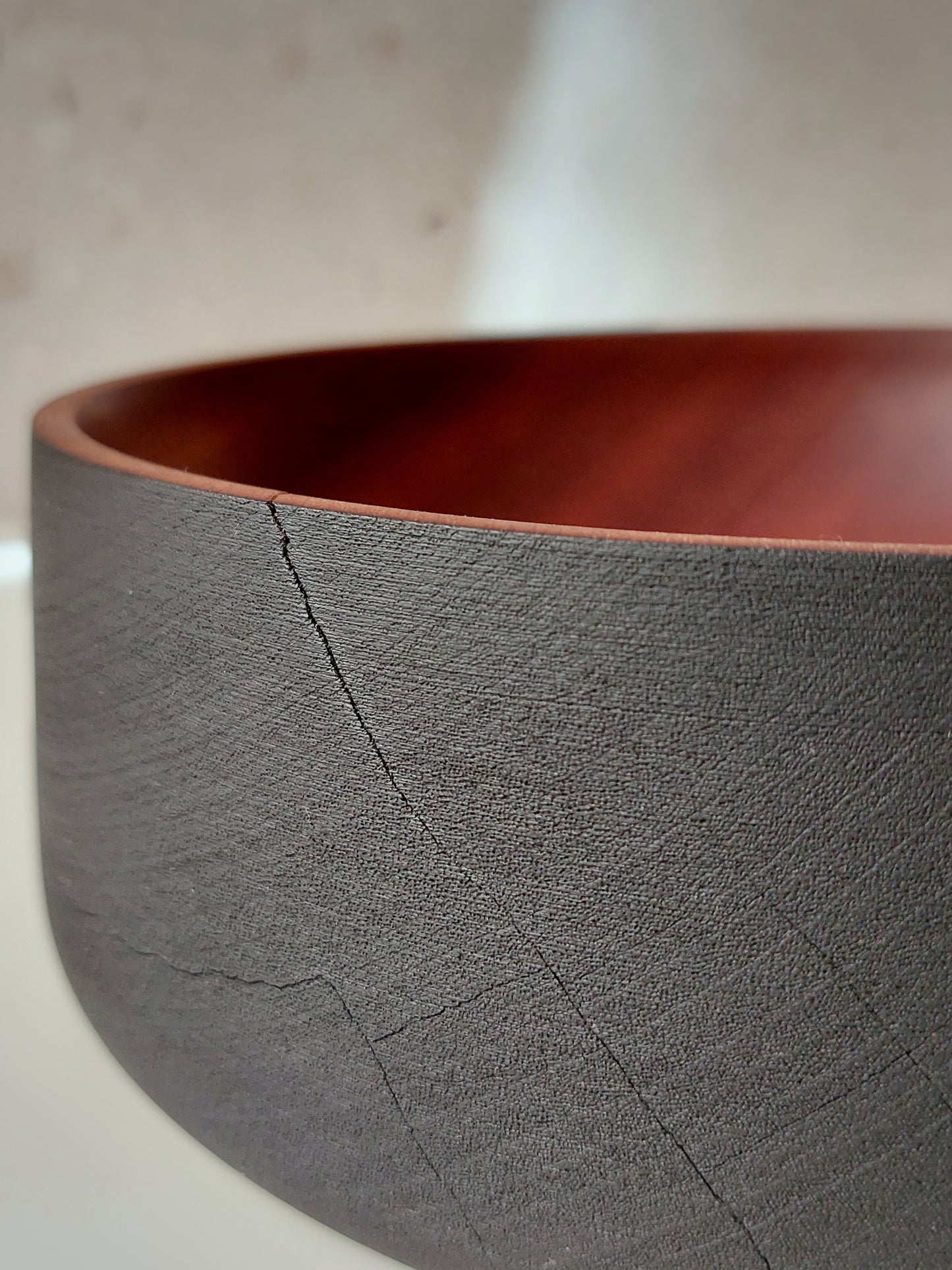 A19 Sapele wood centerpiece
