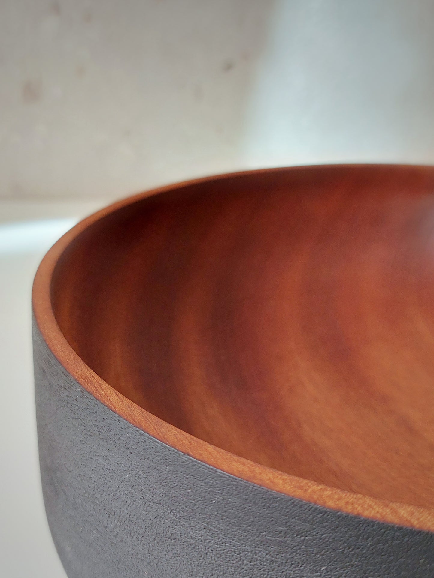 A19 Sapele wood centerpiece