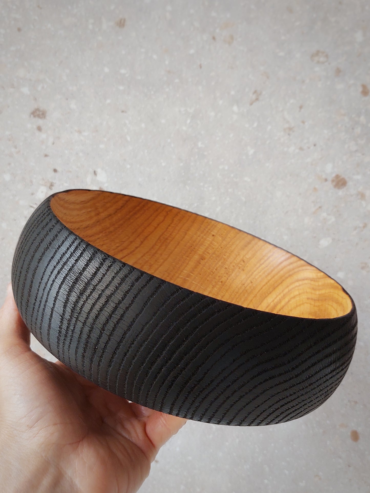 A05 Cuenco de madera de Roble Europeo