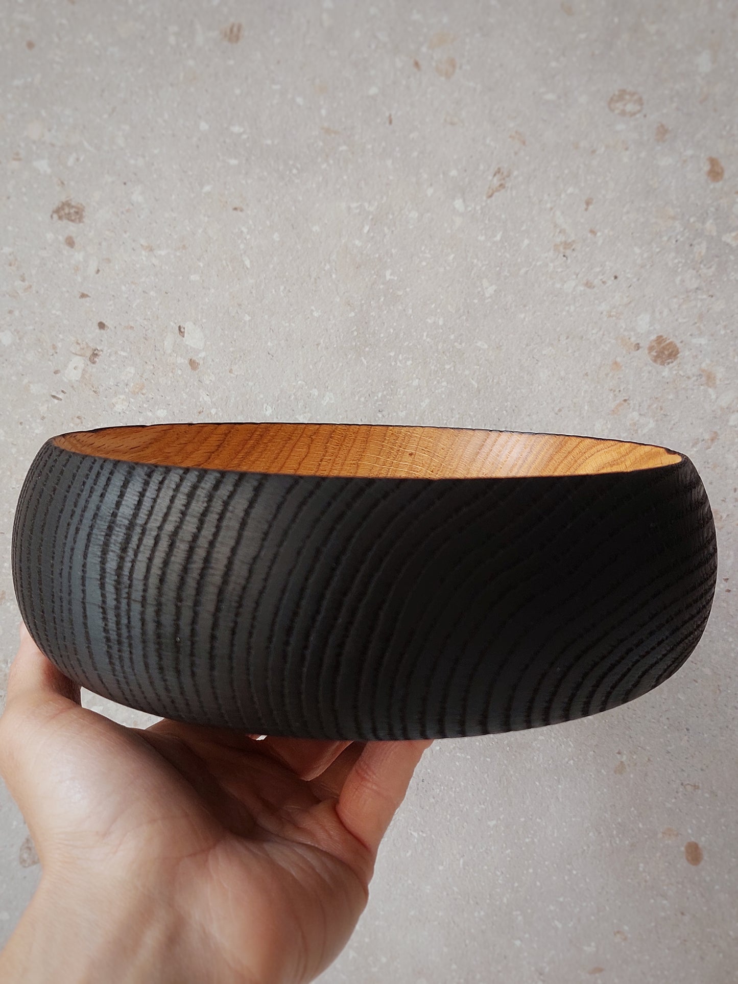 A05 Cuenco de madera de Roble Europeo