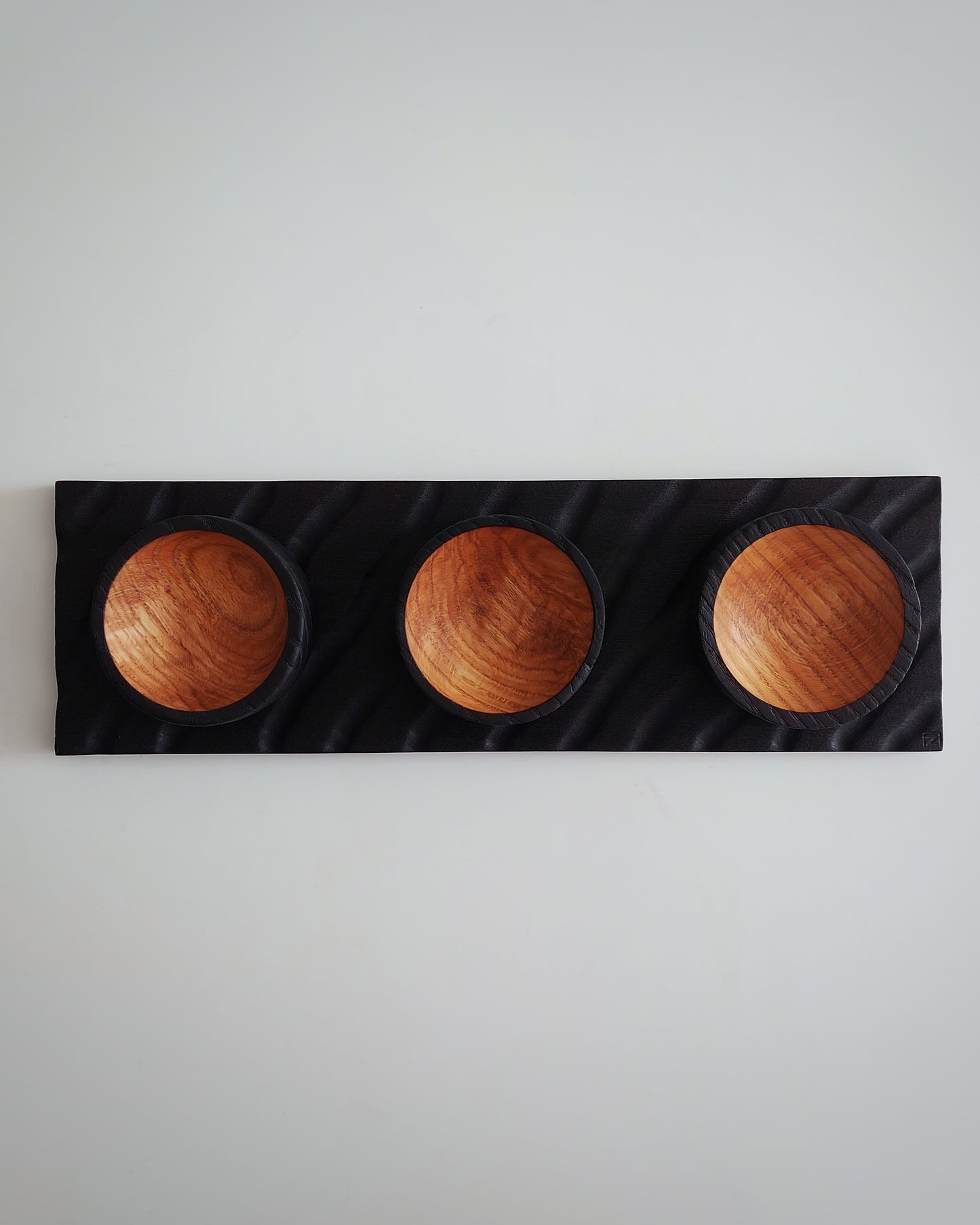 S08 Sapele board and European Oak bowl set