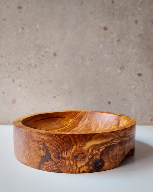 A45 Spanish Olive Wood Centerpiece