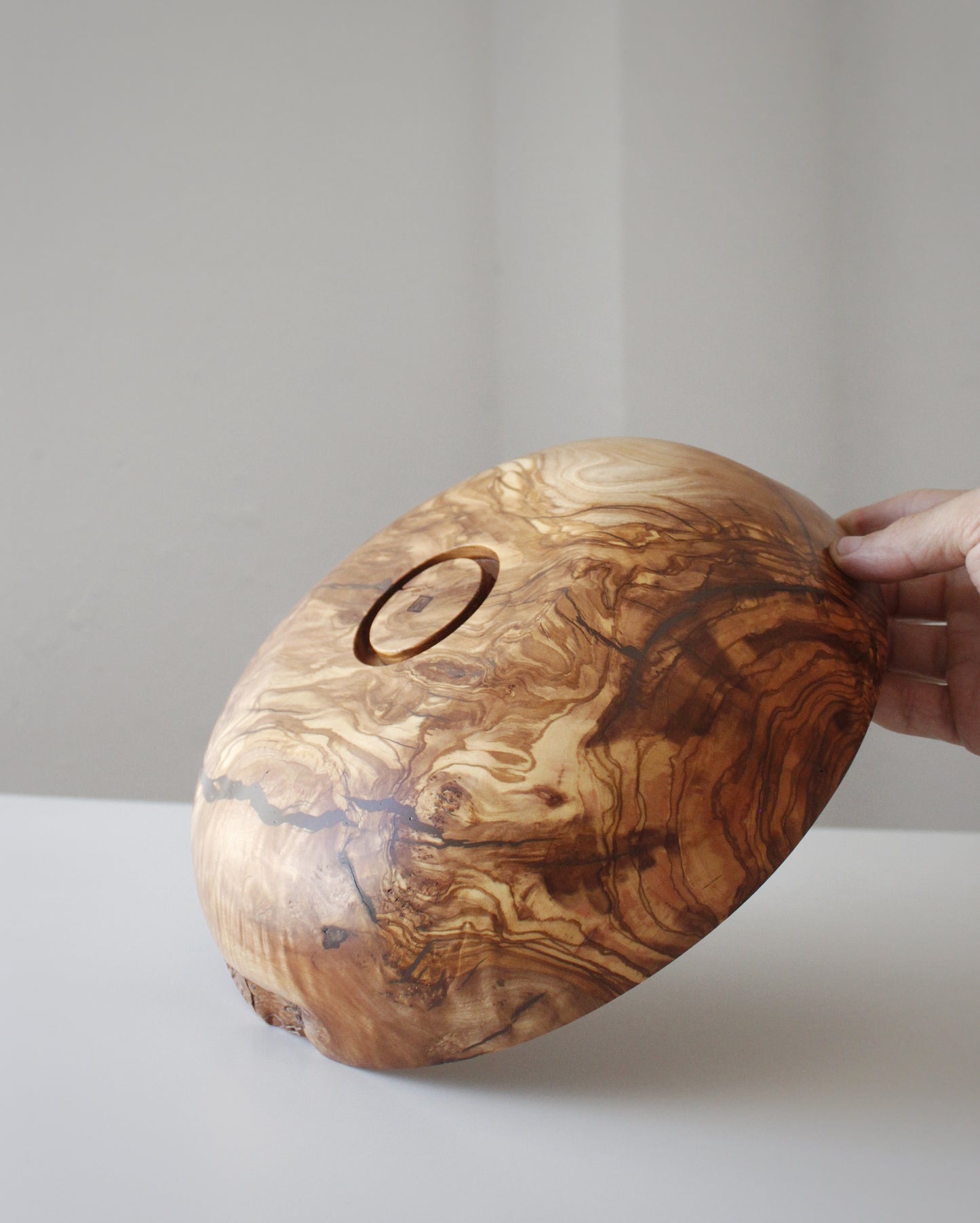 A124 Spanish Olive Wood Centerpiece