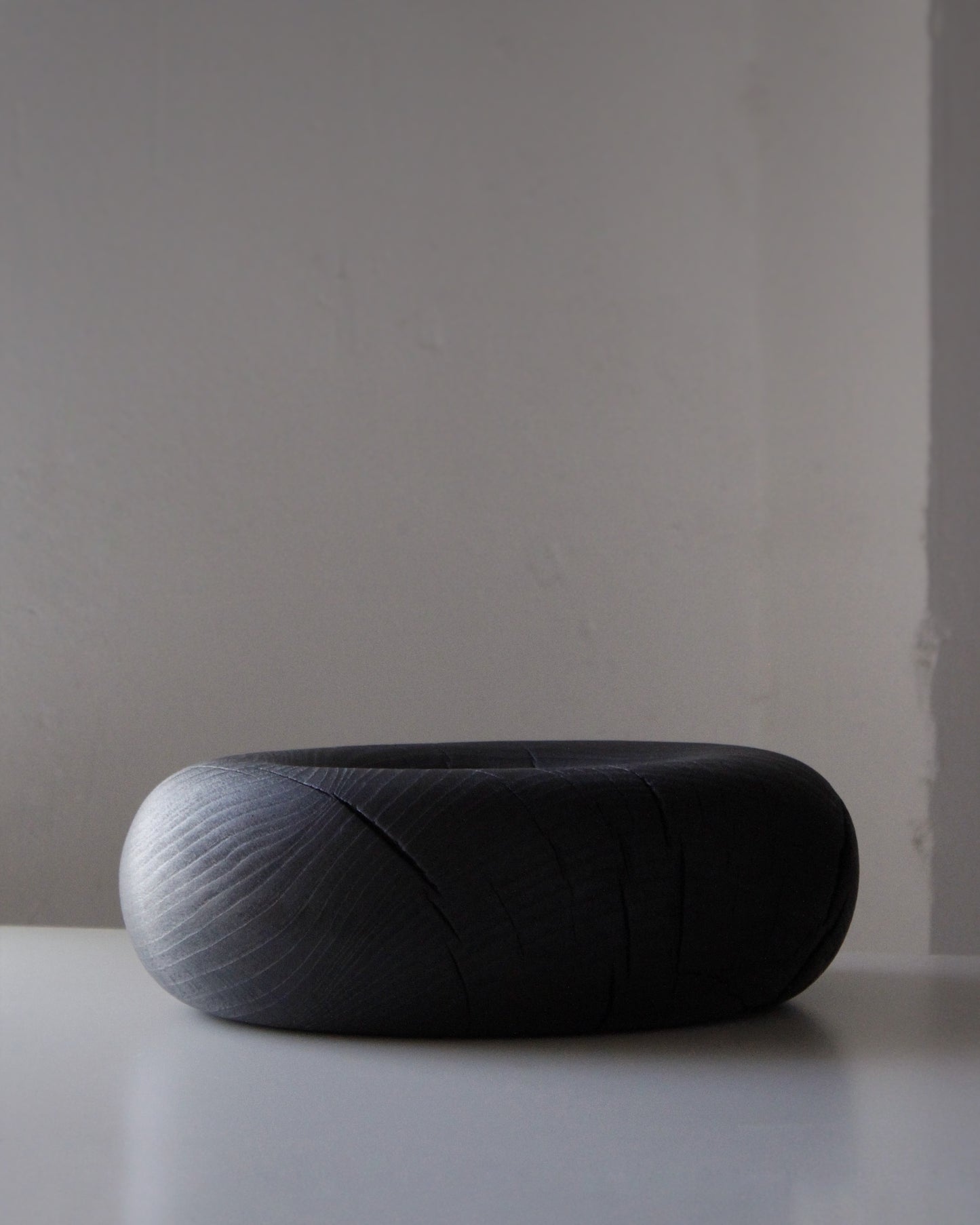 A211 Charred White Beech Wood Centerpicece