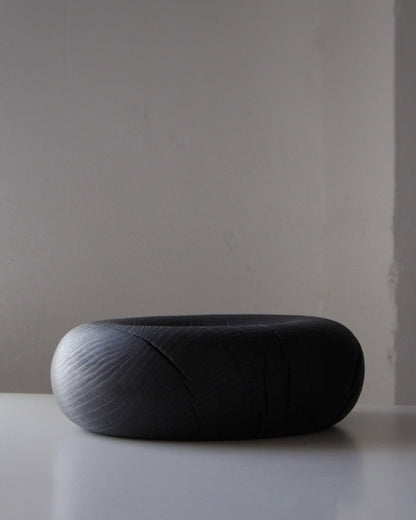 A211 Charred White Beech Wood Centerpicece