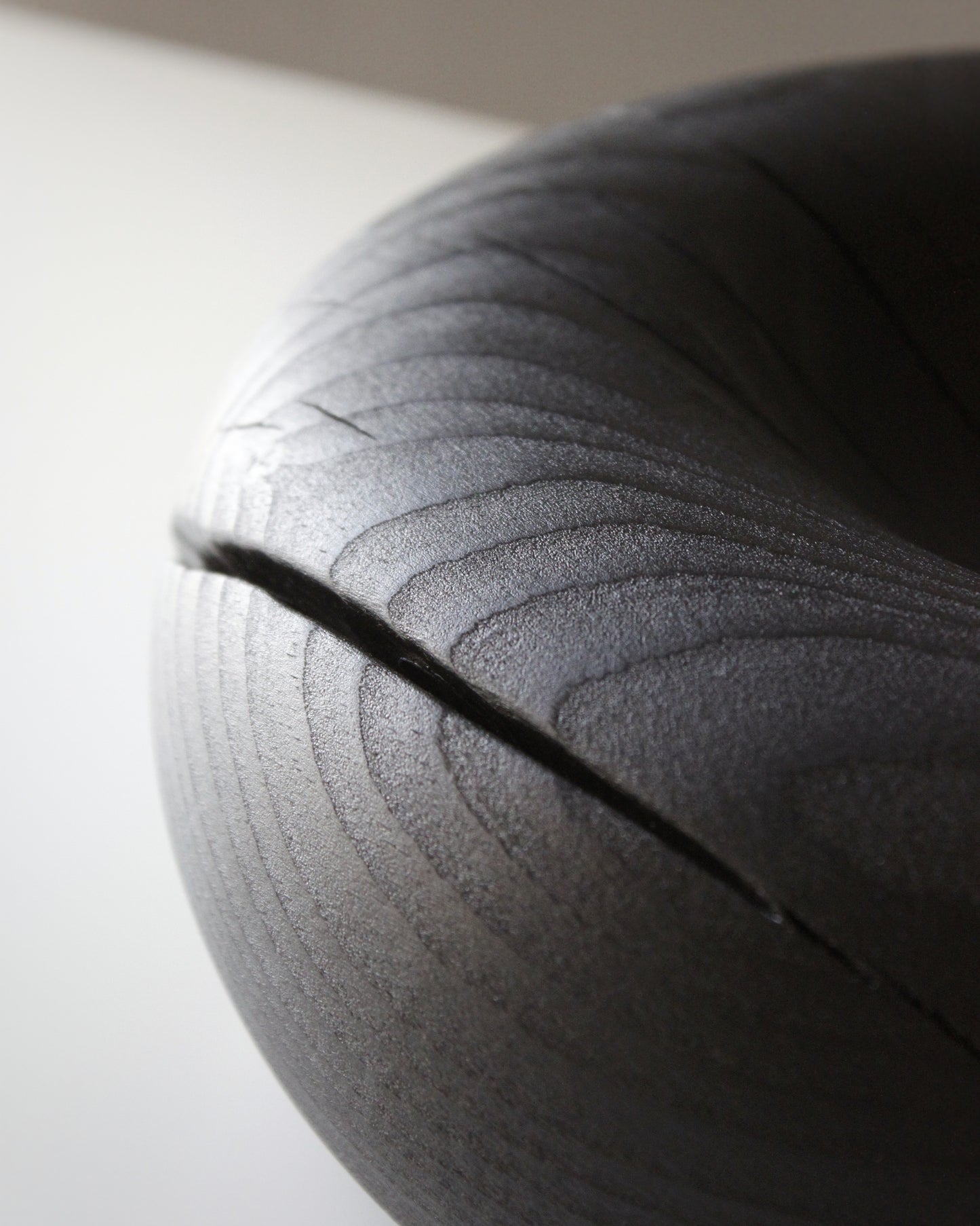 A211 Charred White Beech Wood Centerpicece