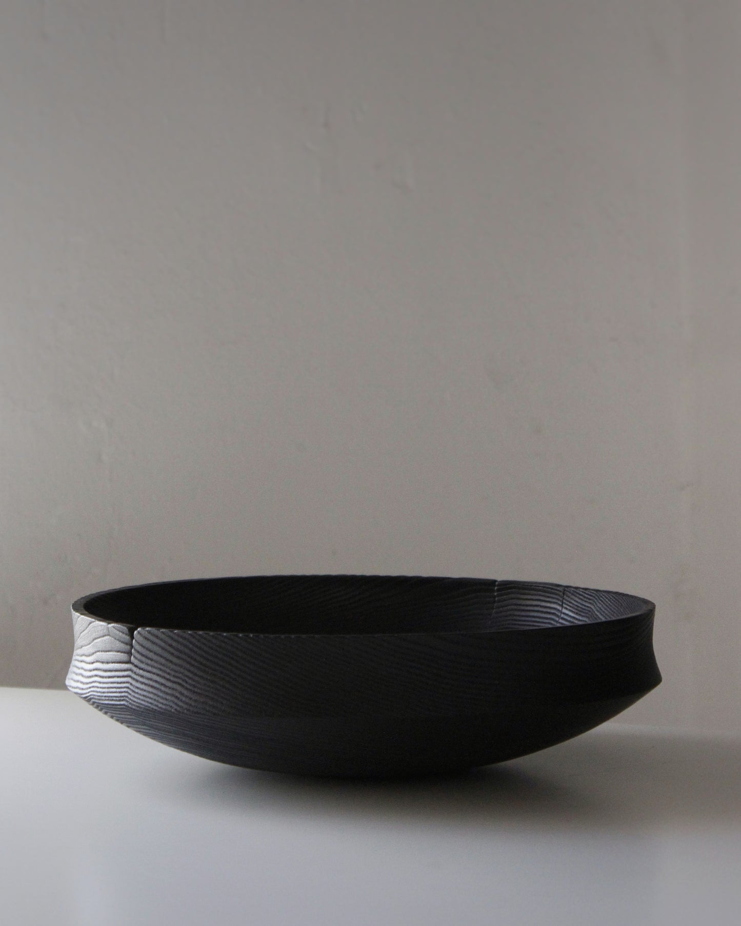 A235 Ash wood centerpiece with Yakisugui finish