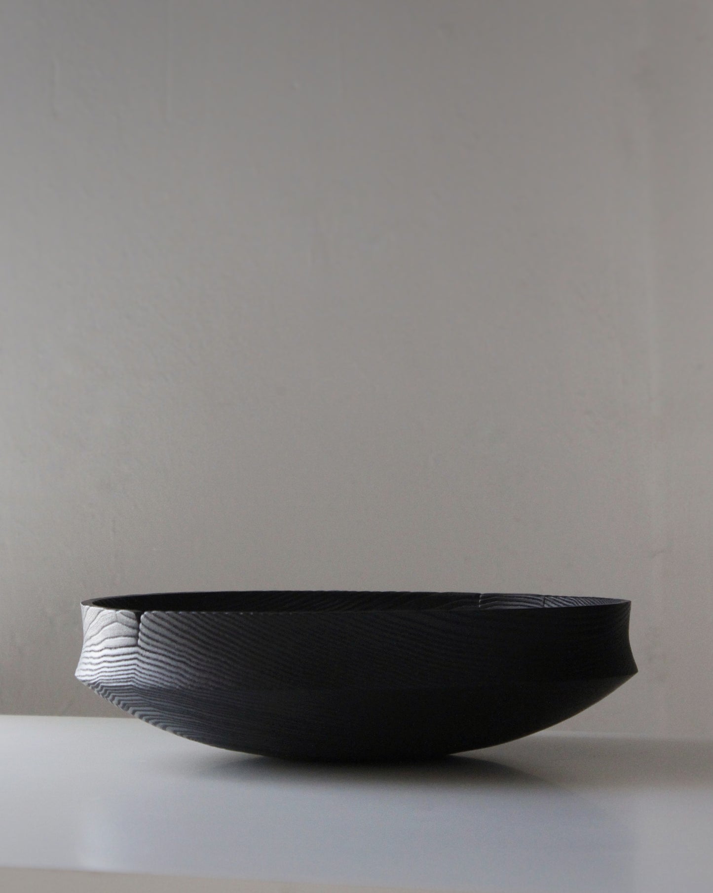 A235 Ash wood centerpiece with Yakisugui finish