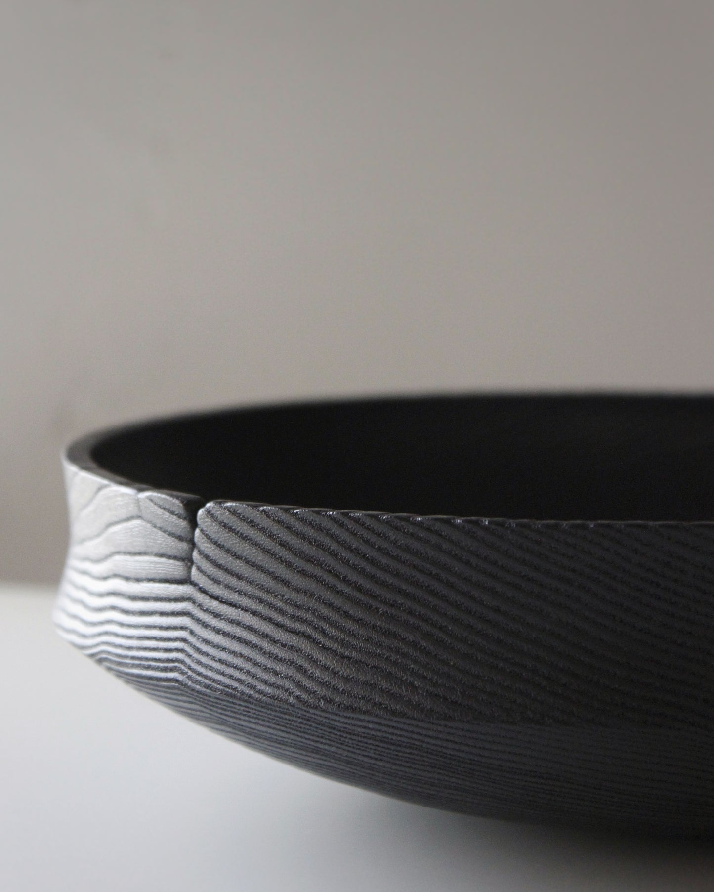 A235 Ash wood centerpiece with Yakisugui finish