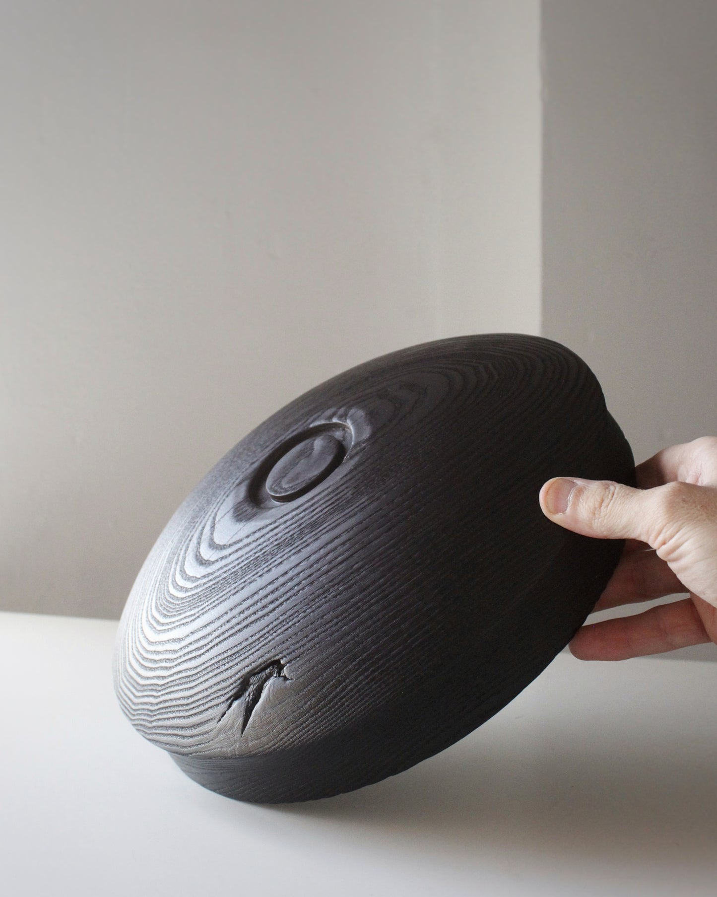 A235 Ash wood centerpiece with Yakisugui finish