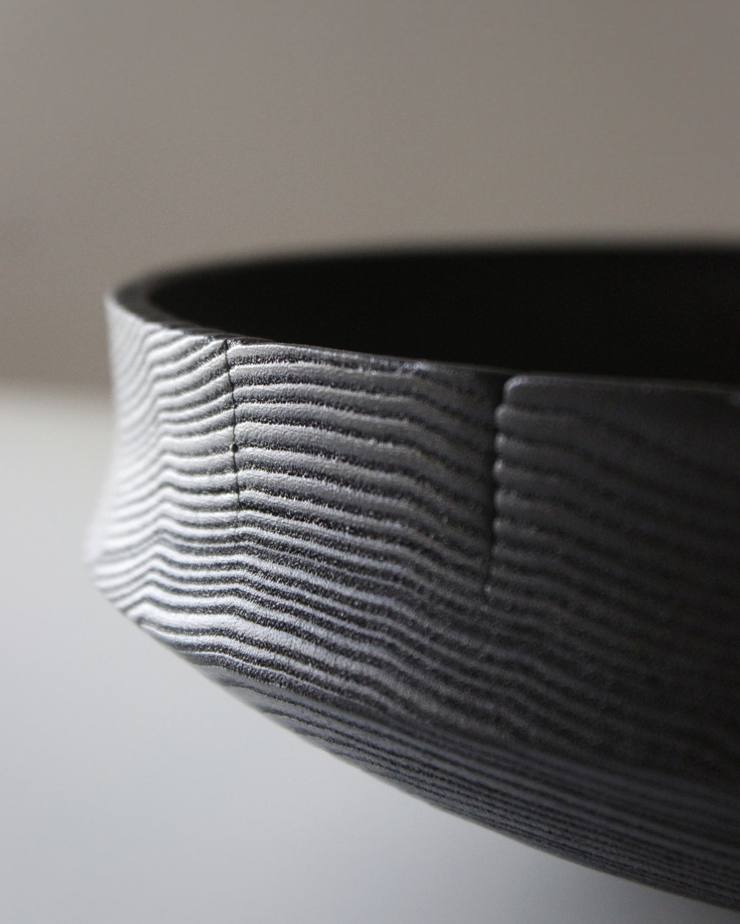 A235 Ash wood centerpiece with Yakisugui finish